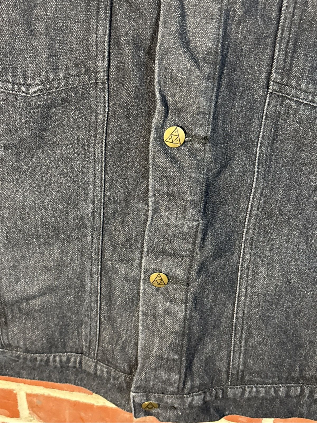 Huf HUF Worldwide 2002 Denim Full Button Jean Jacket Large Size US L / EU 52-54 / 3 - 4 Thumbnail