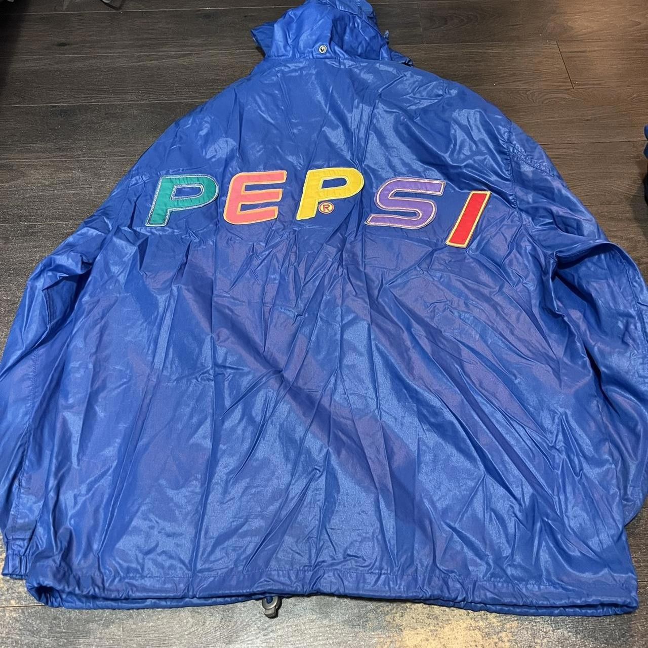 Designer Vintage Pepsi Collection Windbreaker Size US XL / EU 56 / 4 - 1 Thumbnail