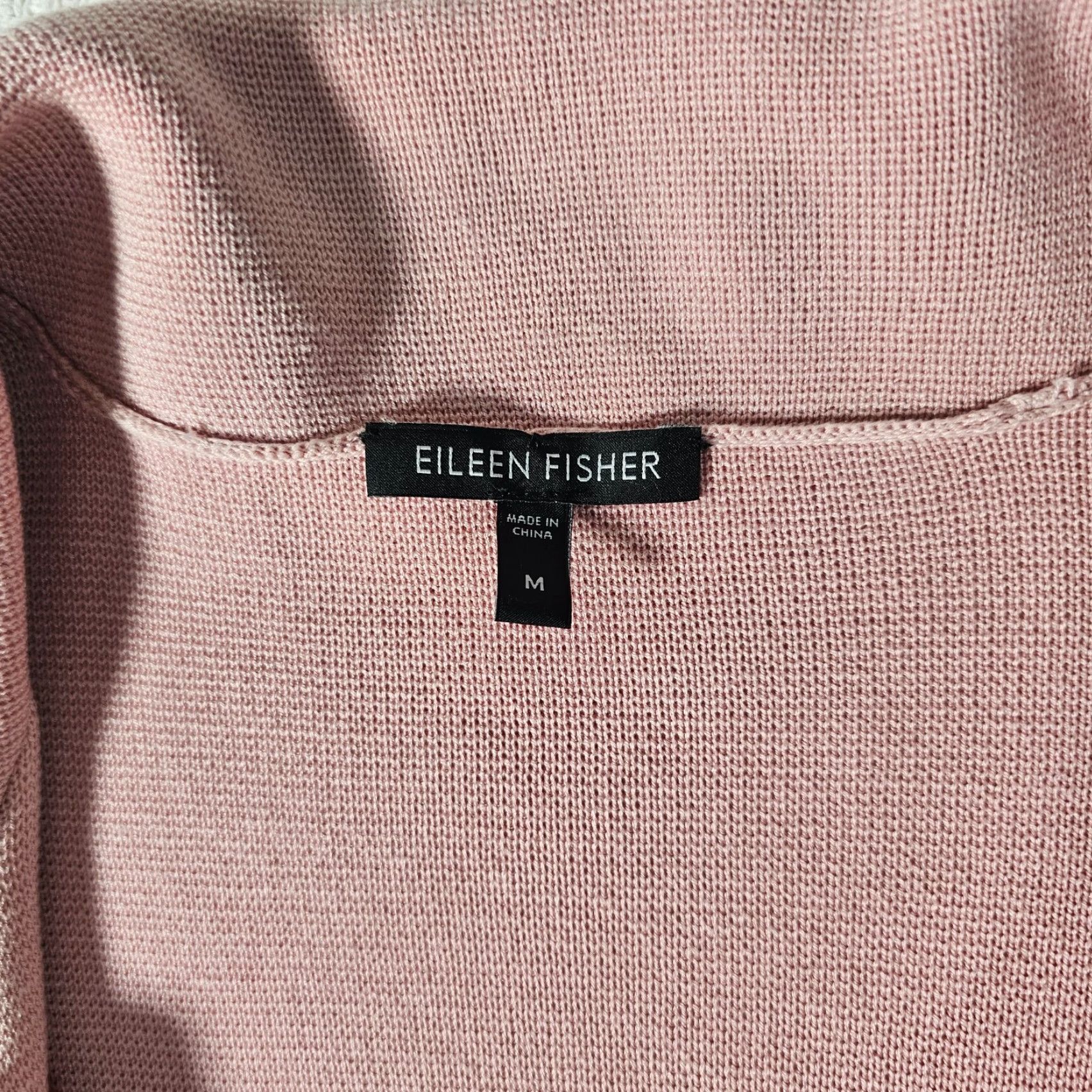 Eileen Fisher VINTAGE Eileen Fisher Pink Silk Blend Cardigan Long Sleeve M Women V-Neck Dusty Pink Cardigan Womens M Silk Blend Size M / US 6-8 / IT 42-44 - 6 Thumbnail
