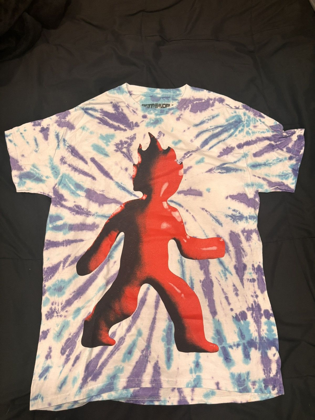 Travis Scott Travis Scott Flame T-Shirt Tie Dye Size US S / EU 44-46 / 1 - 1 Thumbnail