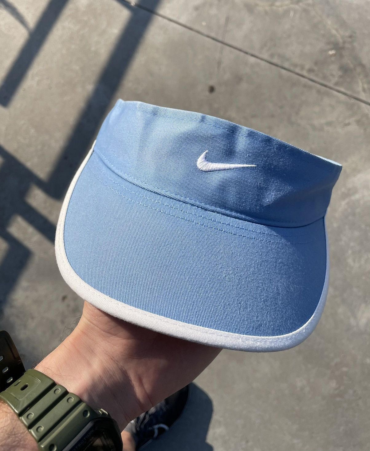 Nike × Vintage 90s Nike Vintage Hat Tennis Cap Y2K Big Logo USA Embroidered Size ONE SIZE - 1 Thumbnail