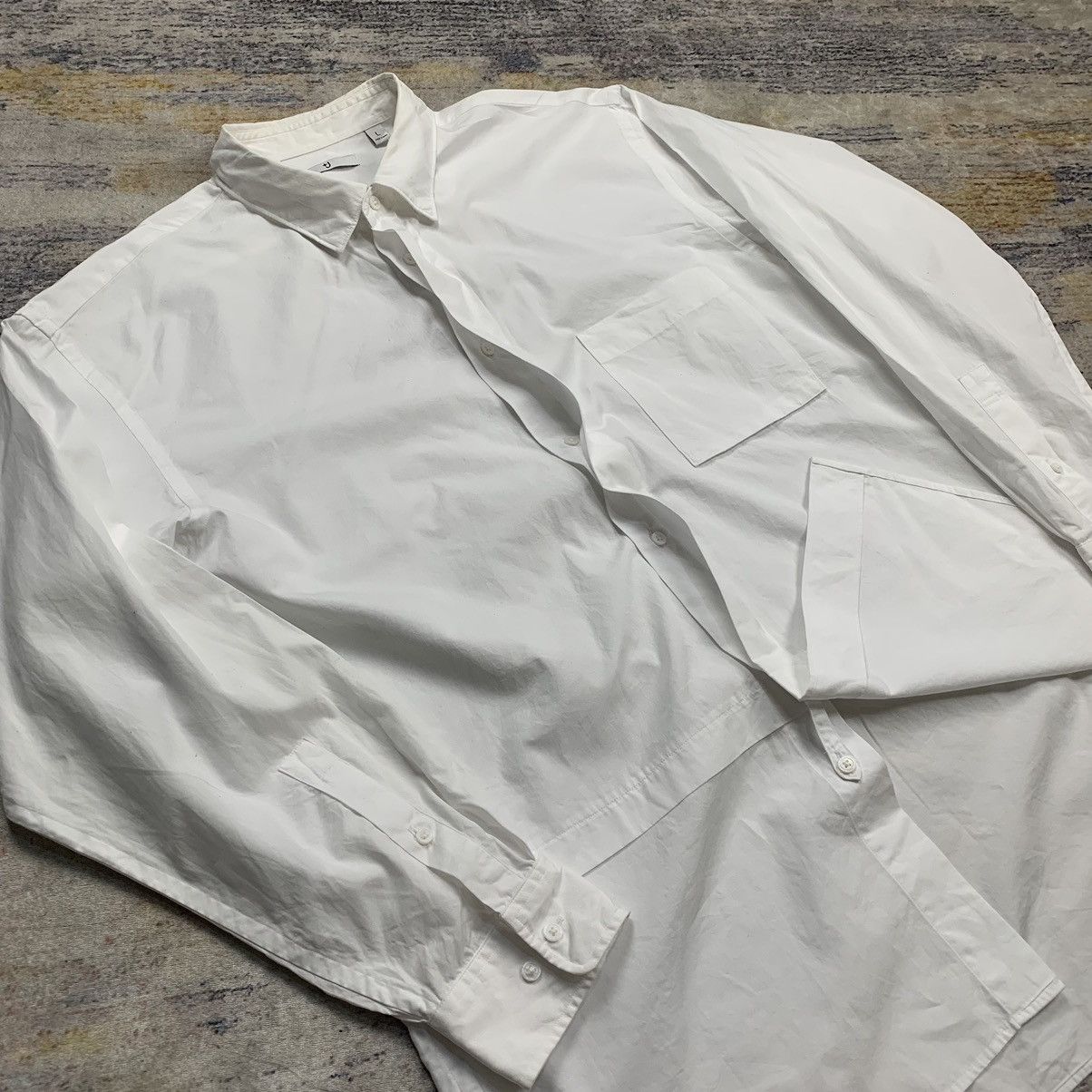 Jil Sander × Uniqlo Uniqlo x jil sander button down shirt Size US L / EU 52-54 / 3 - 5 Thumbnail