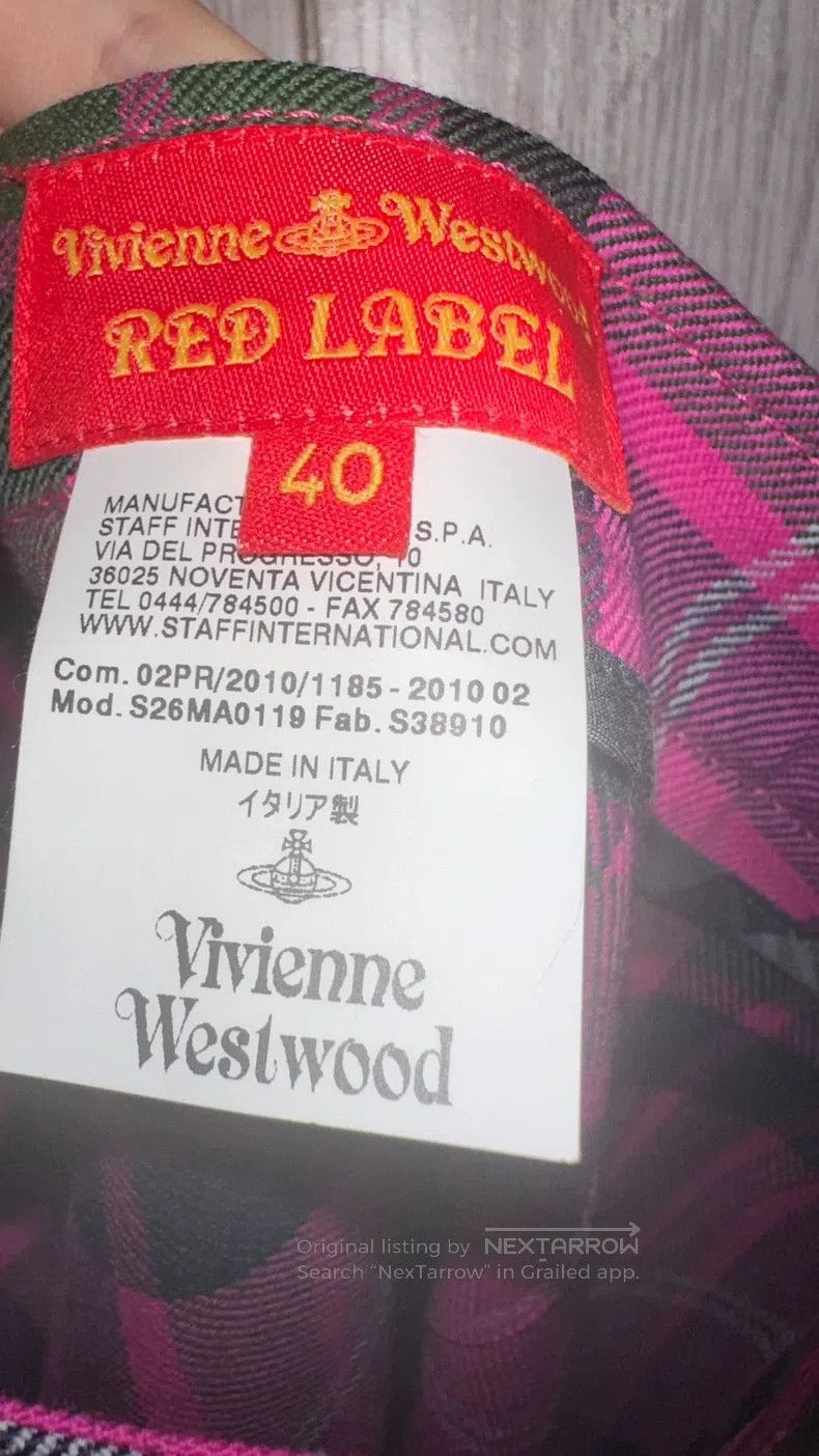 Vivienne Westwood Vivienne Westwood Pink Nipped Waist Enamel扣 Suite Wool Ver Size XS / US 0-2 / IT 36-38 - 9 Thumbnail