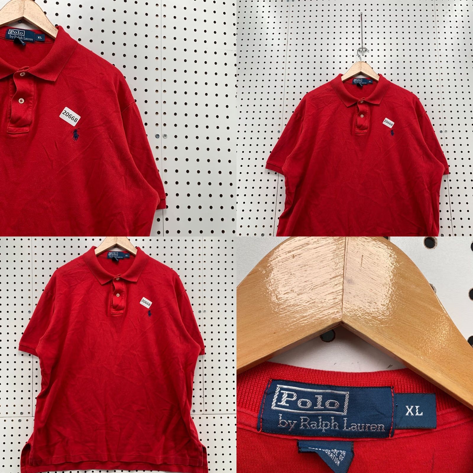 Polo Ralph Lauren Polo Ralph Lauren Polo Shirt Red Adult Mens XL Short Sleeve Fits 26x30 Pony Size US XL / EU 56 / 4 - 8 Thumbnail