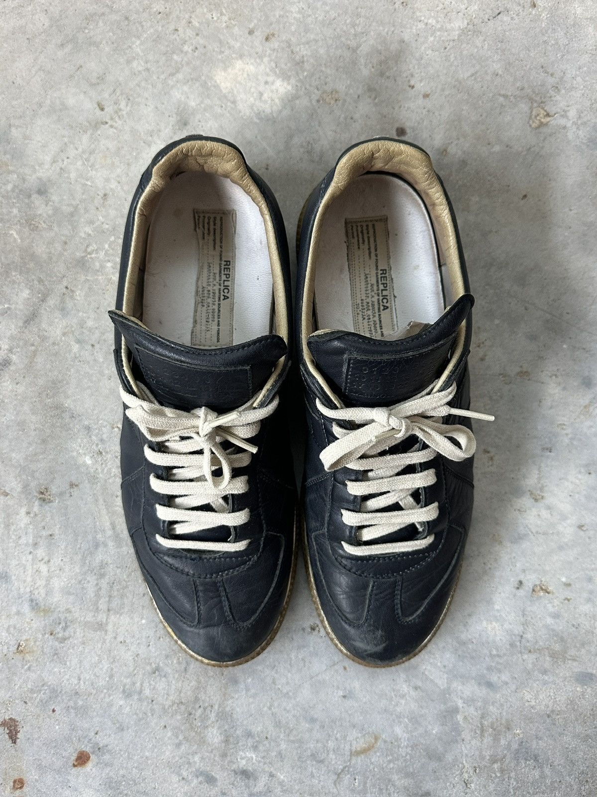 Maison Margiela Maison Margiela Replica SS16 'Navy/Gold' GATs Size US 8 / EU 41 - 6 Thumbnail