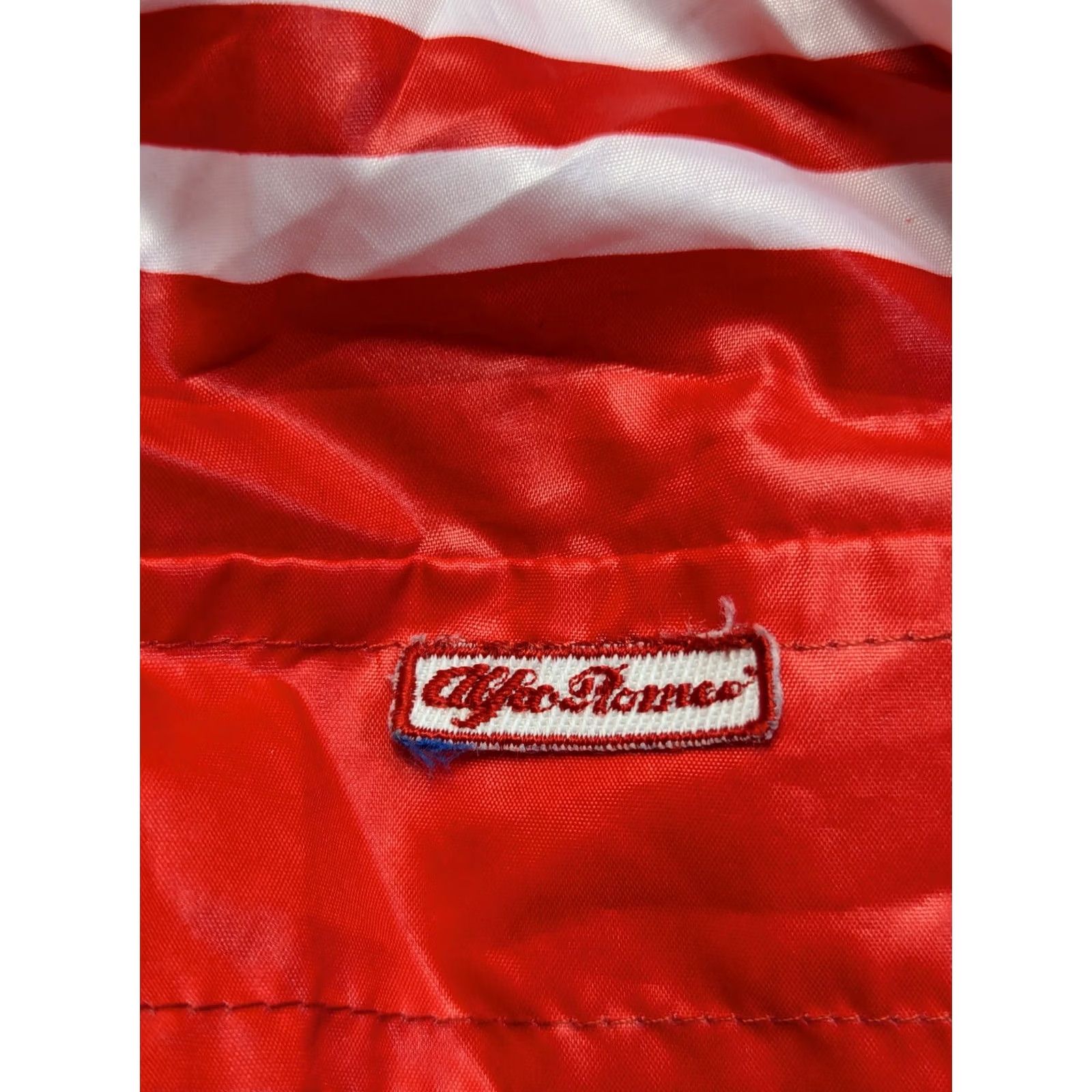 Vintage VINTAGE alfa romeo Anorak Rainbreaker Windbreaker Pocket Racing Mens L Jacket Red Cap? (not added) Size US L / EU 52-54 / 3 - 6 Thumbnail