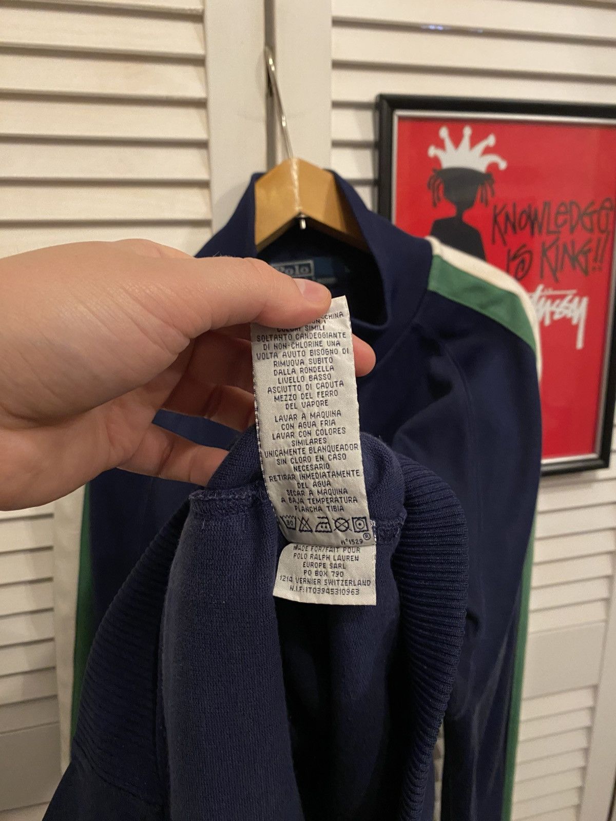 Polo Ralph Lauren Vintage Zip Up Sweatshirt Polo Ralph Lauren Track Nylon Boxy Size US L / EU 52-54 / 3 - 7 Thumbnail
