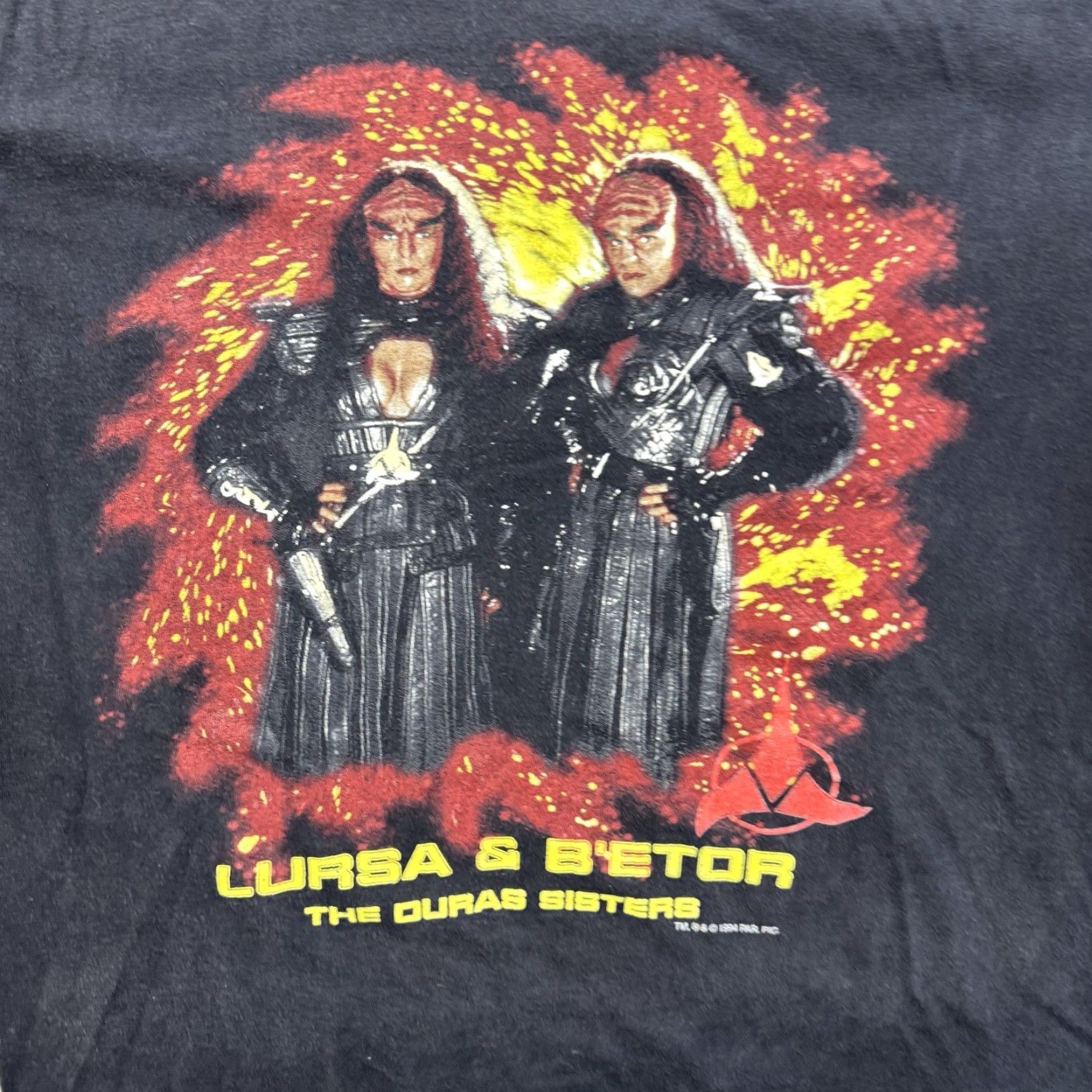Vintage VINTAGE Star Trek Generations T Shirt XL Lursa Duras Sisters 1993 Tour Champ Size US XL / EU 56 / 4 - 4 Thumbnail