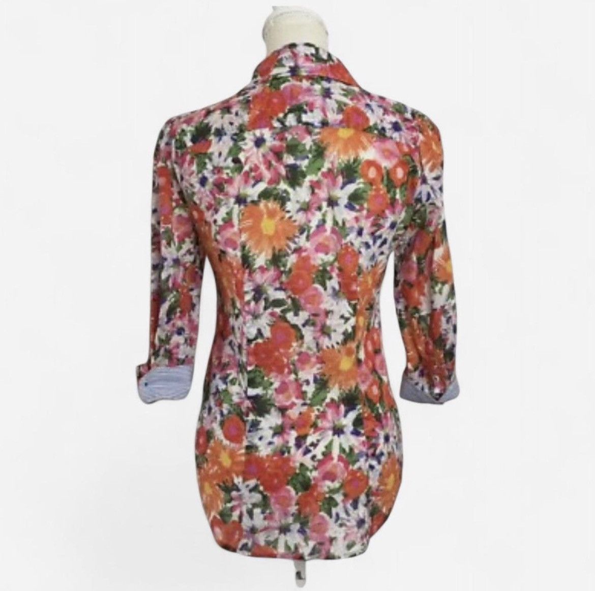 Anthropologie Anthropologie HD in Paris Floral Button Up Shirt - Size 2 Size XS / US 0-2 / IT 36-38 - 2 Thumbnail