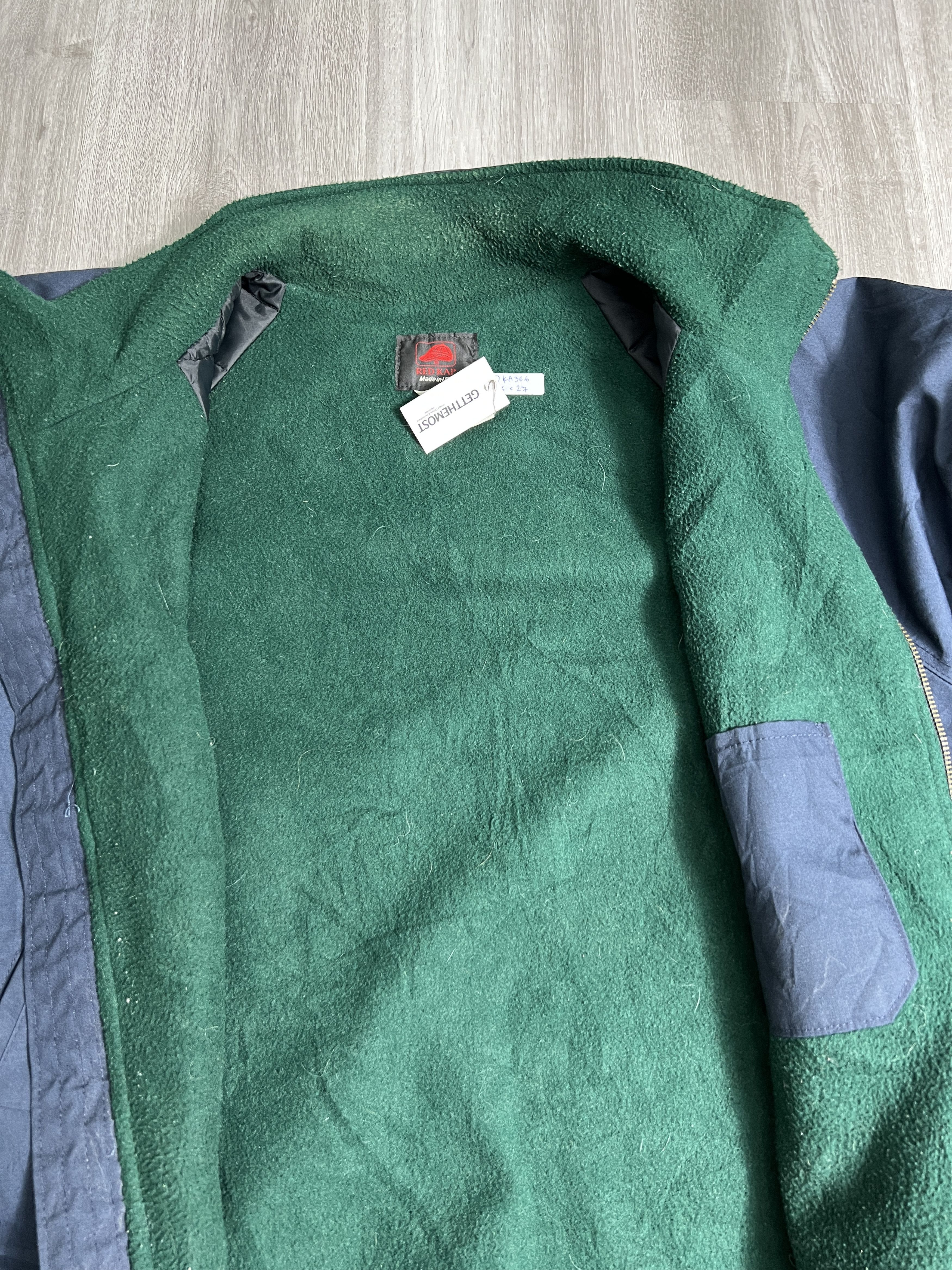 Red Kap Vintage Red Kap Fleece Lined Bomber Jacket (M) JKA366 Size US M / EU 48-50 / 2 - 5 Thumbnail