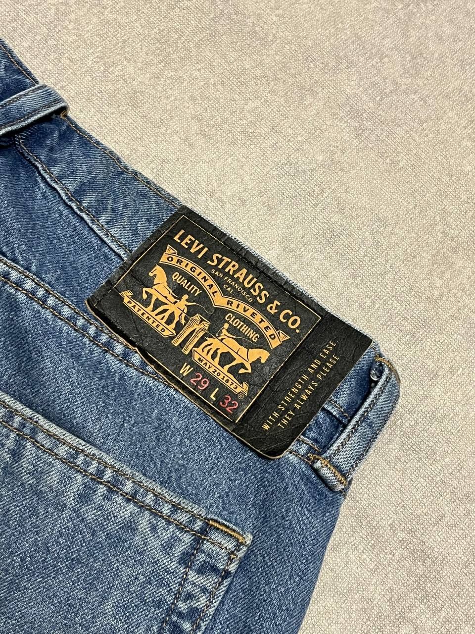 Levi's Rare Levi`s Men`s Black Label Blue Jeans Demin Size 29 32 Size US 29 - 10 Thumbnail