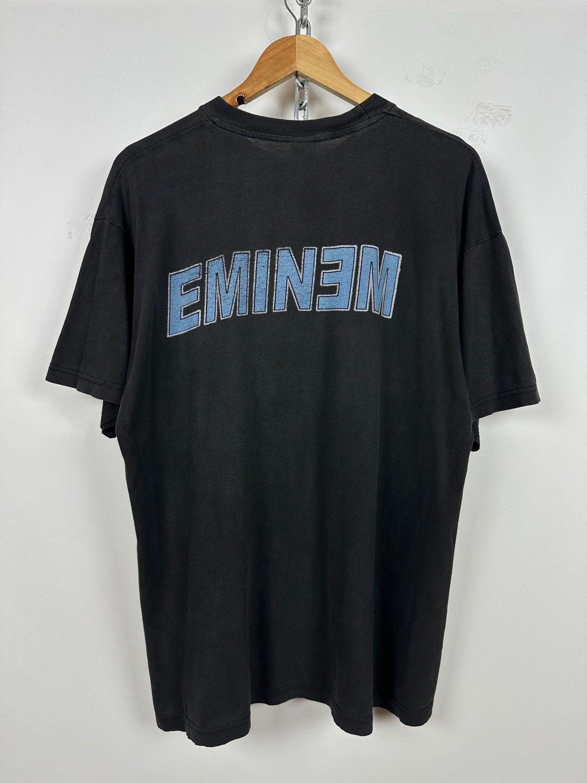 Band Tees 00s Vintage Eminem Graphic Print Rap Hip Hop Band T-Shirt Size US XL / EU 56 / 4 - 2 Thumbnail