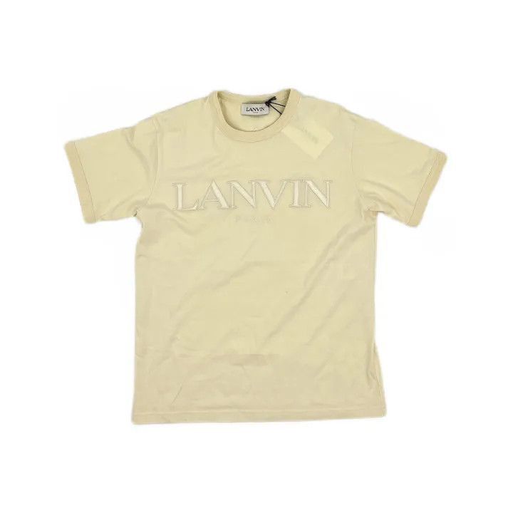 Lanvin Lanvin SS22 Letter Print Short Sleeve T-Shirt -2508 Size S / US 4 / IT 40 - 2 Thumbnail
