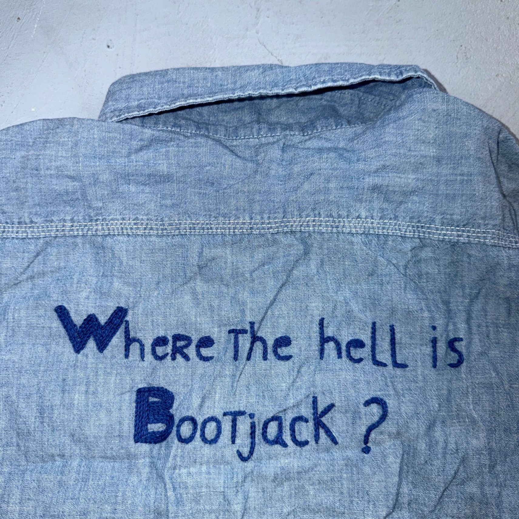 Vintage VINTAGE Big Mac Chambray Work Shirt Sleeveless M 1970s Blue Cotton Mens Womens Boy Girl? Size US M / EU 48-50 / 2 - 7 Thumbnail