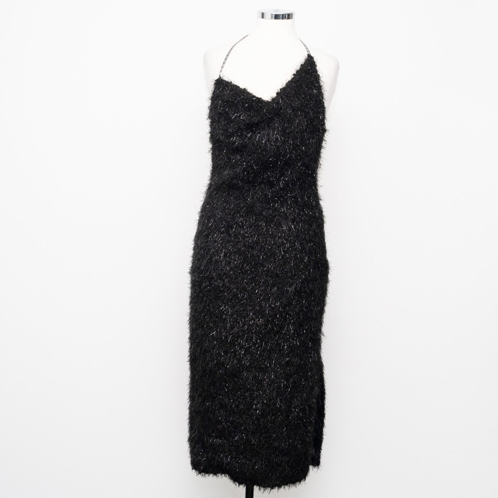 strapless open back dress Stine Goya ODIS DRESS HOLOGRAPHIC SEQUIN – Think Bubbles