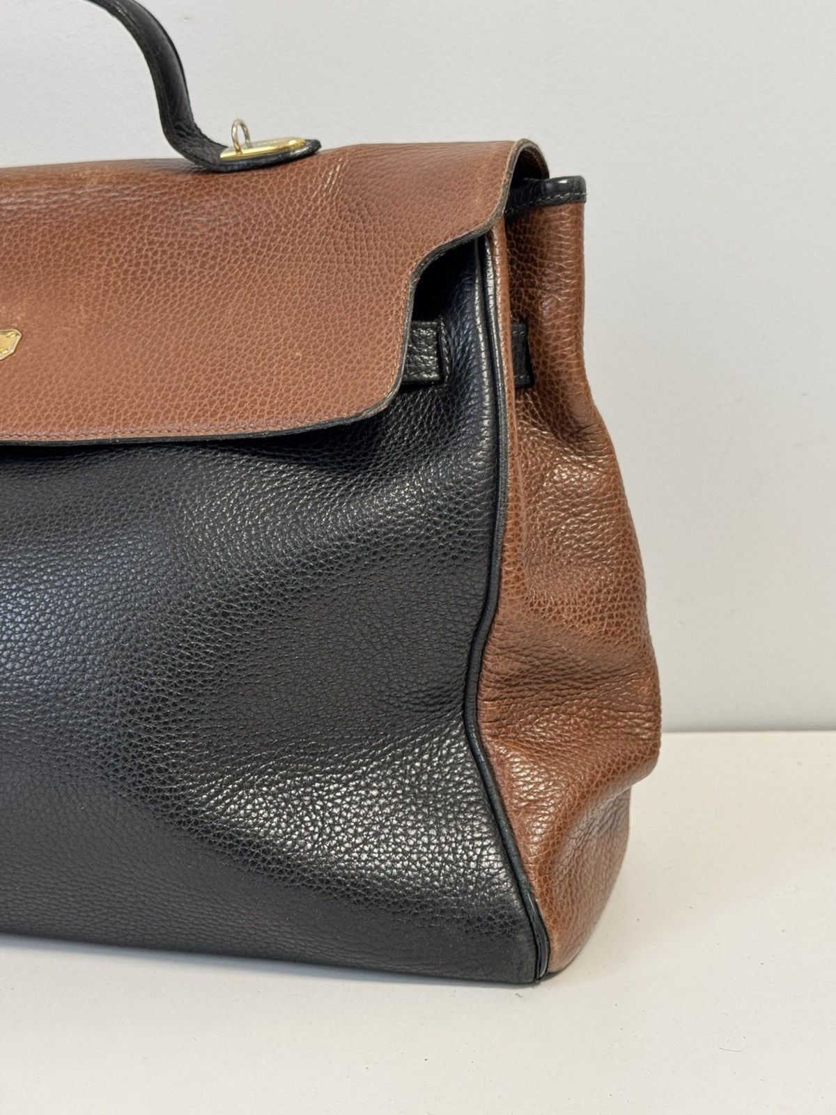 Other REDWALL Bag Foldover Envelope Brown Canvas Leather Cachemire Size ONE SIZE - 7 Thumbnail