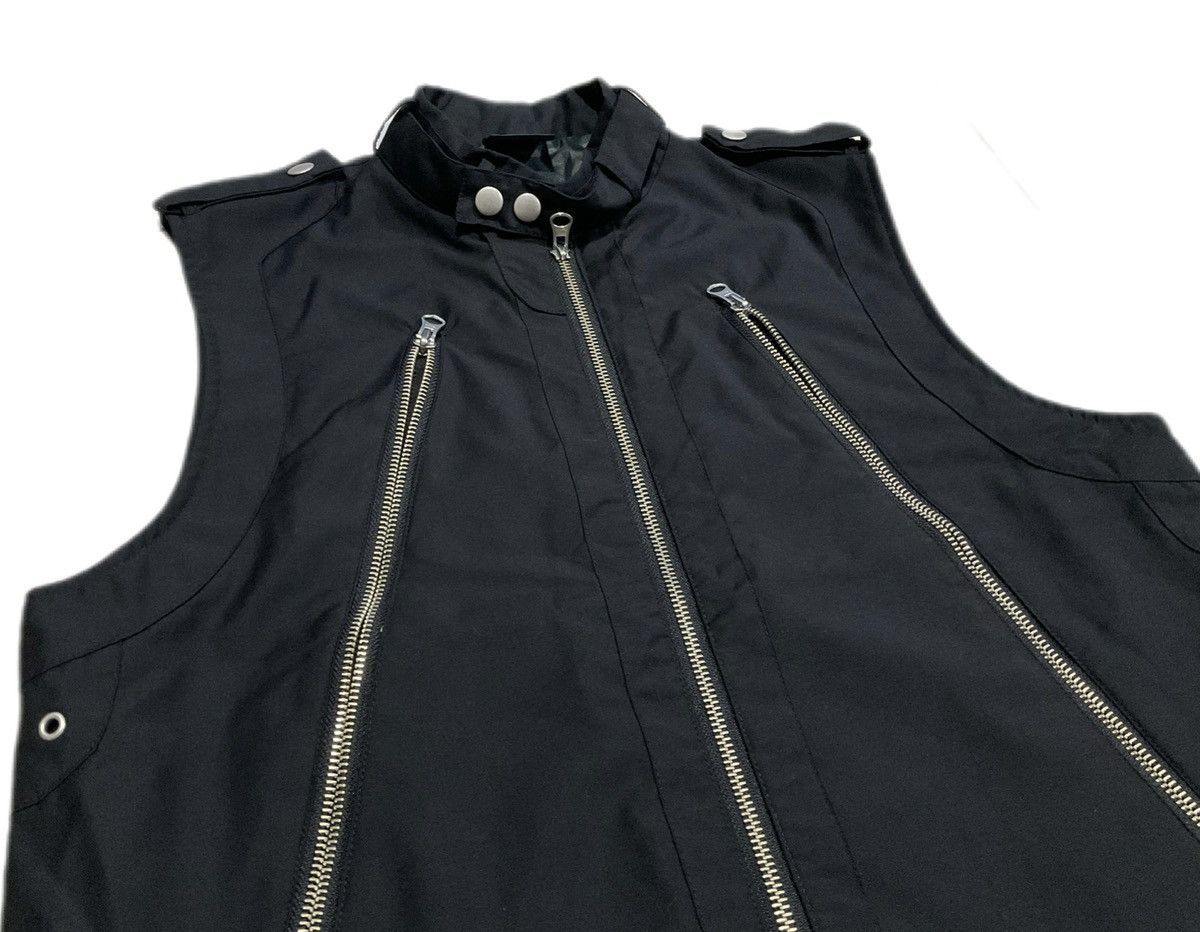 Hysteric Glamour × Japanese Brand × Seditionaries 🔥Sick Y2K Rage Blue Punk Vest Multi Zipper Size US M / EU 48-50 / 2 - 3 Thumbnail