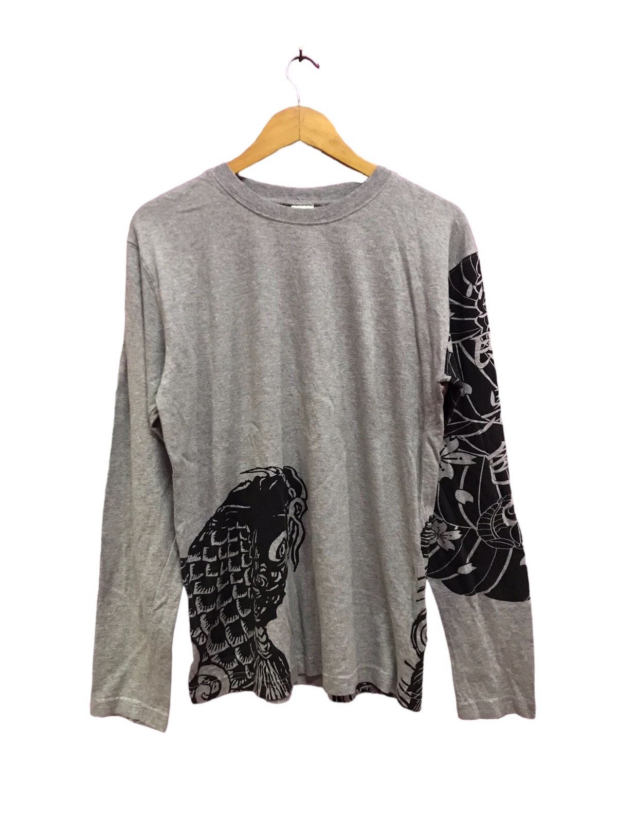 Japanese Brand Fish Koi Long Sleeves Size L Size US L / EU 52-54 / 3 - 1 Thumbnail