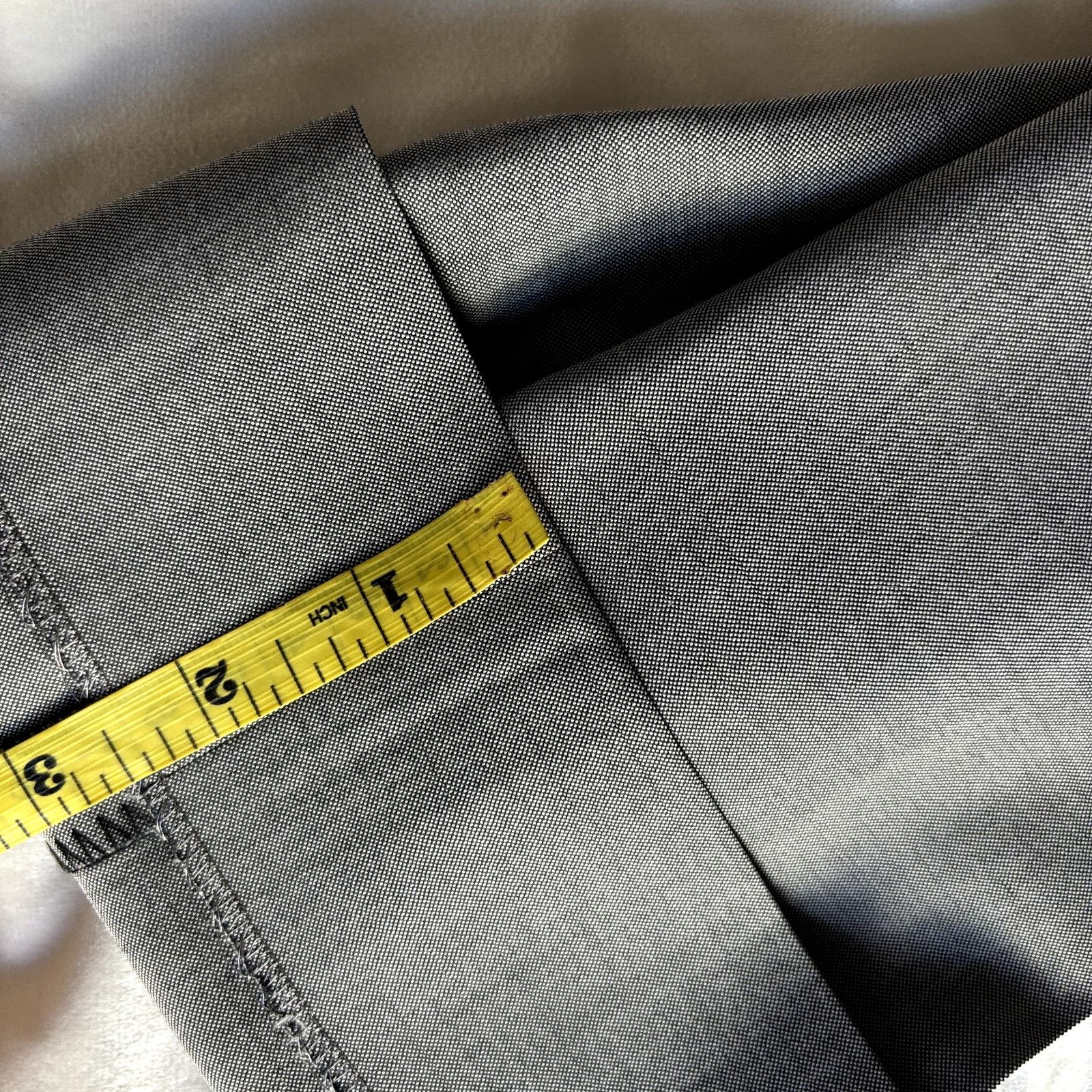 Hugo Boss Hugo Boss Huge4 Genlus3 Men's Dress Pants 36x31 Grey Wool Fl Size 36R - 10 Thumbnail