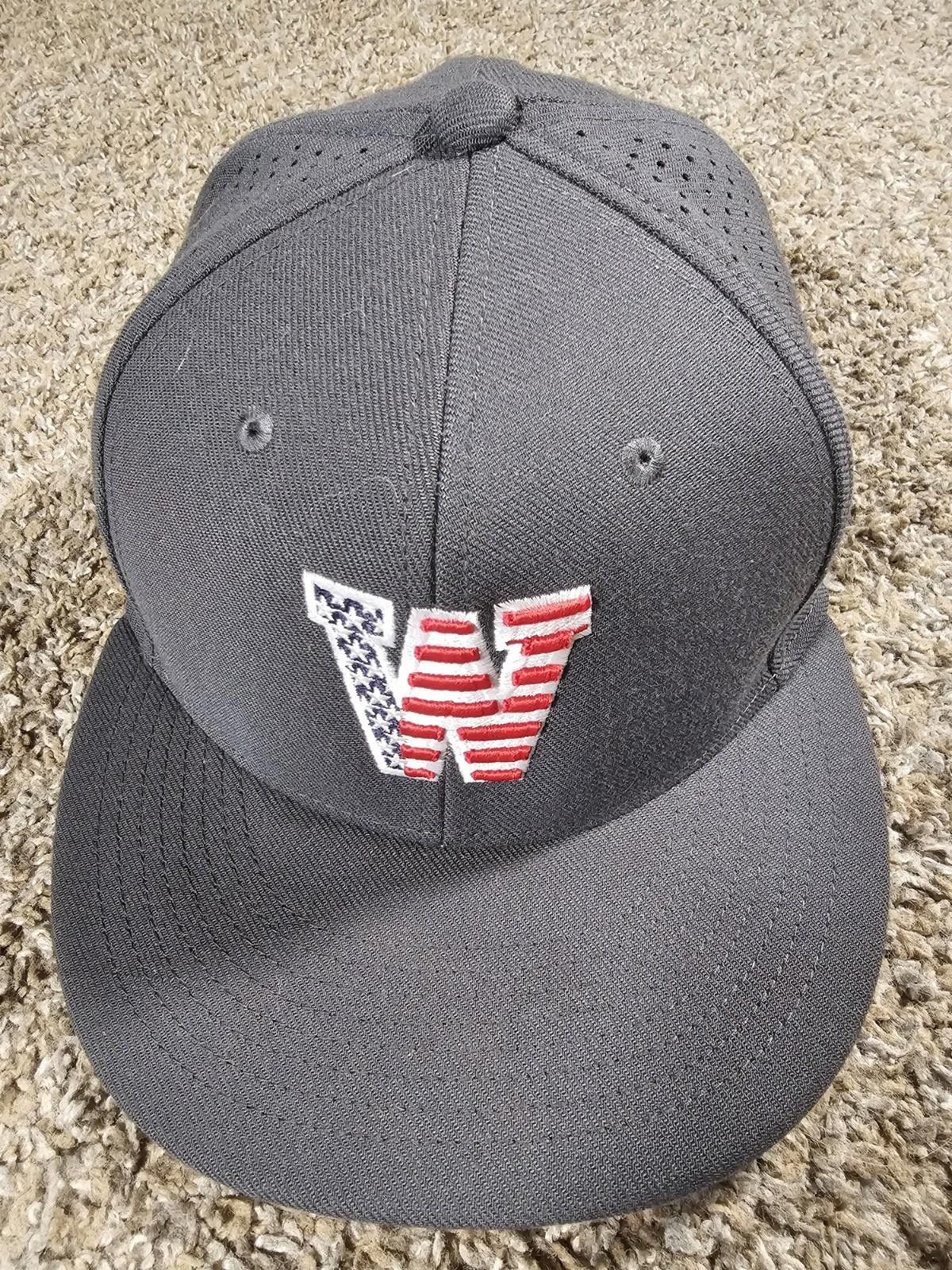 Nike Nike True Dri-Fit Hat Stars & Stripes W Gray Fitted Size ONE SIZE - 2 Thumbnail