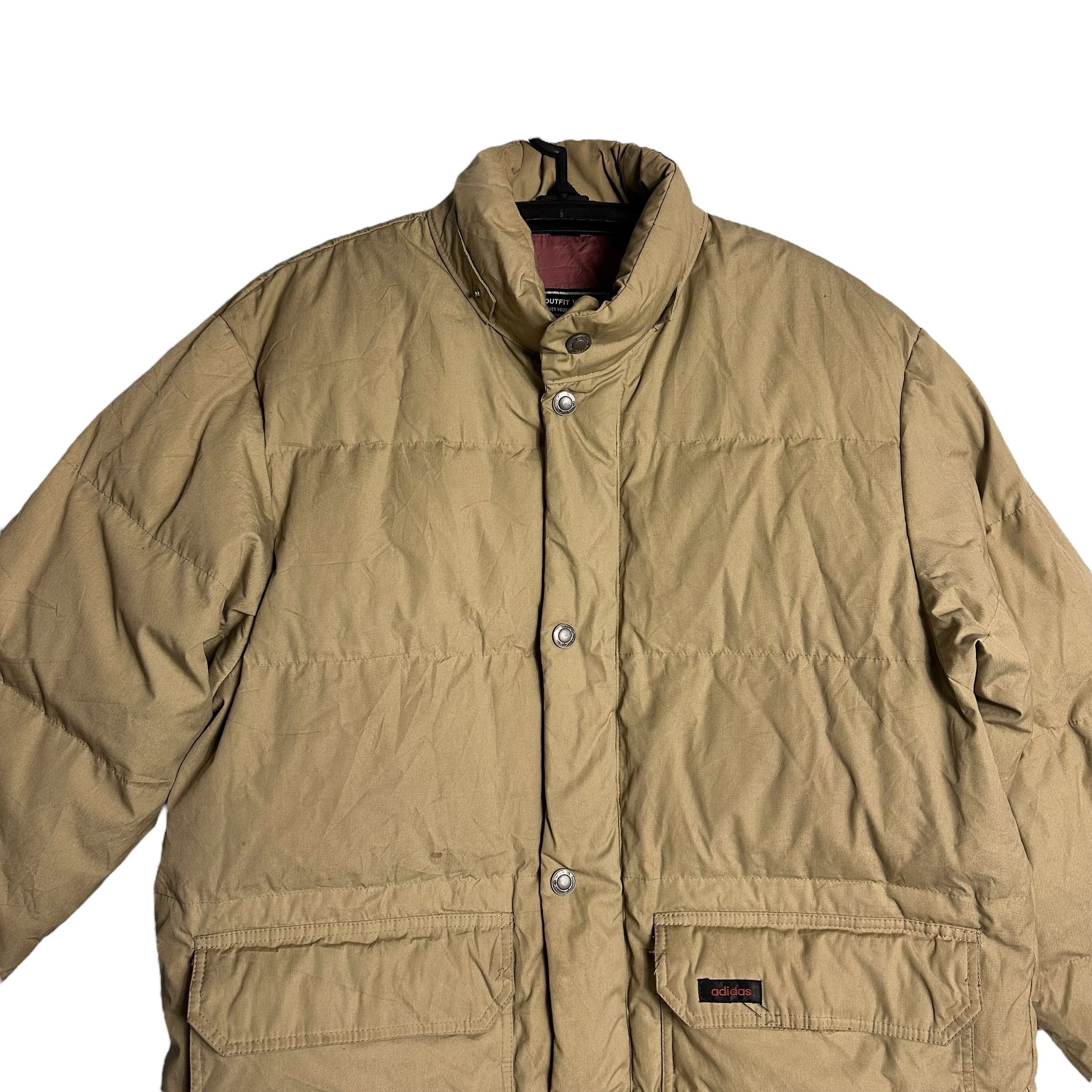 Adidas 🔥RARE🔥Vintage Adidas International Puffer Bomber Jacket Size US L / EU 52-54 / 3 - 2 Thumbnail