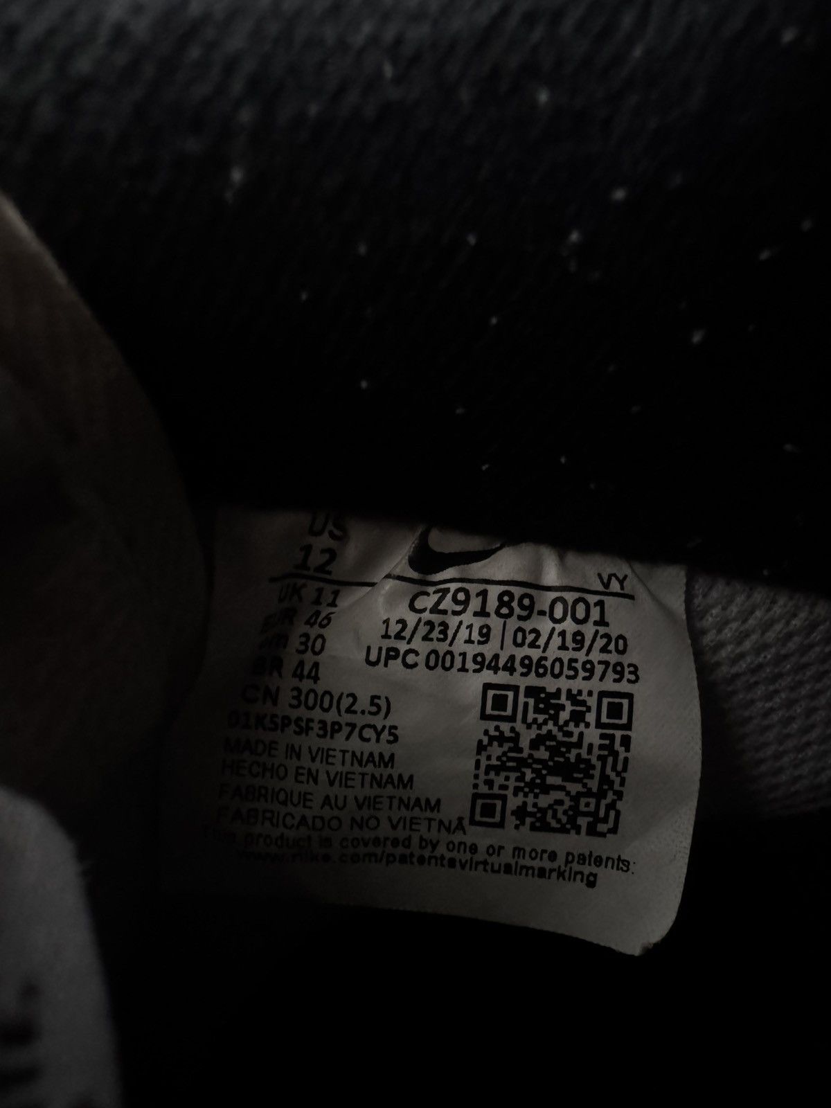 Nike Black & Gold Nike Air Force 1 Size US 12 / EU 45 - 8 Thumbnail