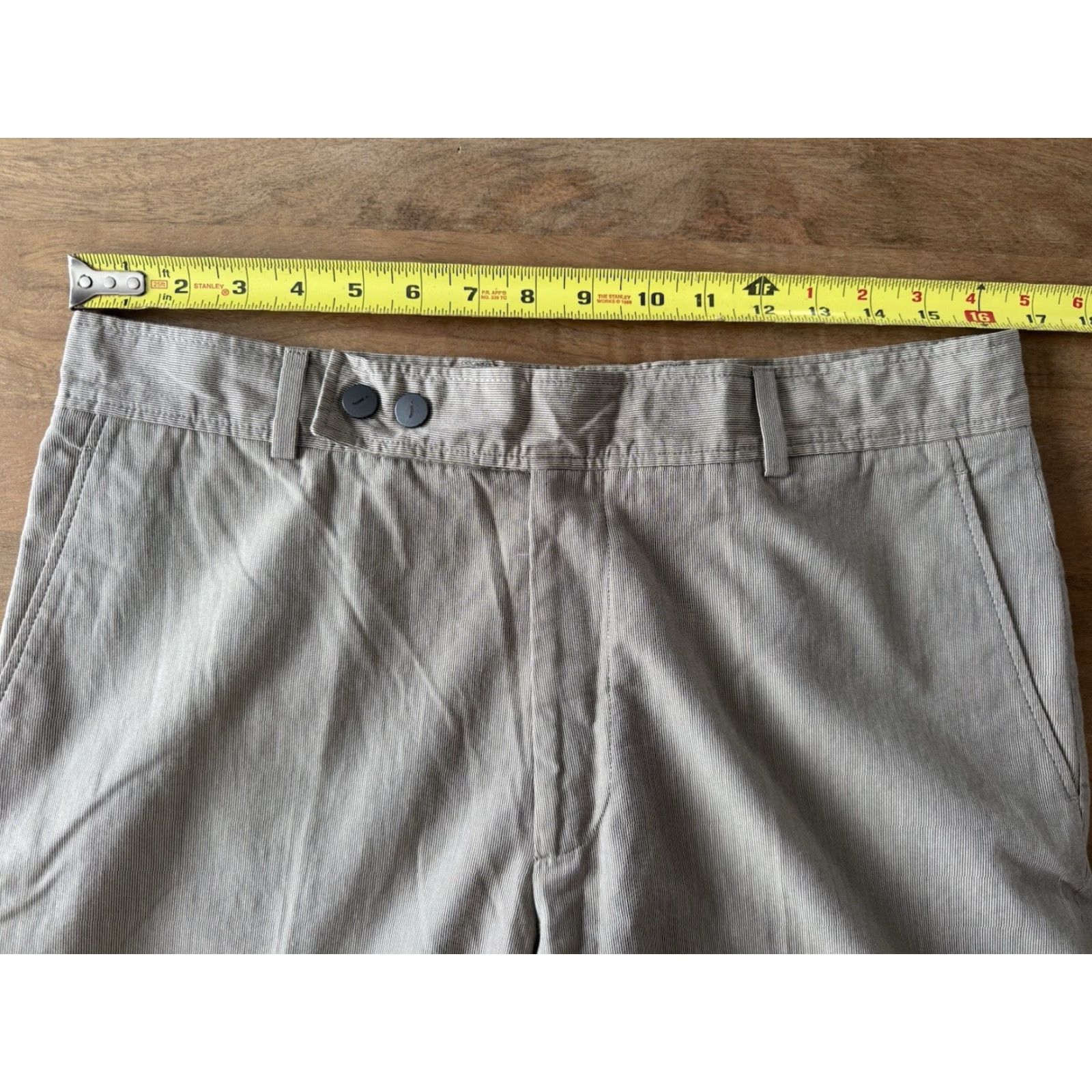 John Varvatos VINTAGE John Varvatos Pants Mens Size 50 IT 33x32 US Brown Striped Twill Straight Size US 34 / EU 50 - 5 Thumbnail