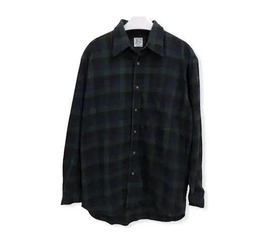 Flannel × Japanese Brand Japanese Brand My Jump Plaid Tartan Flannel Shirt 👕 Size US M / EU 48-50 / 2 - 1 Thumbnail