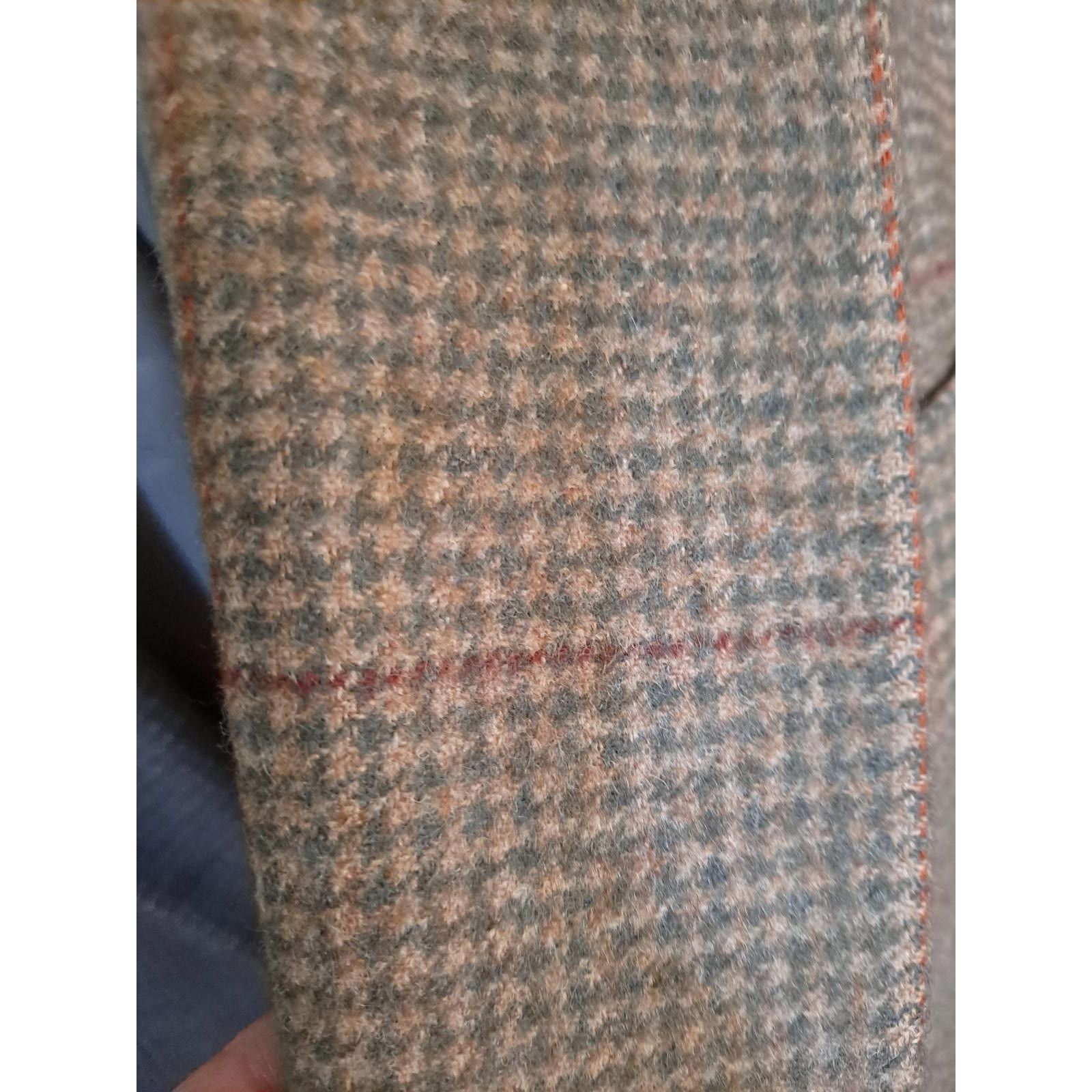 Brooks Brothers Brooks Brothers Tan Plaid 2 Button Blazer 100% Camel Hair Size 46R - 4 Thumbnail