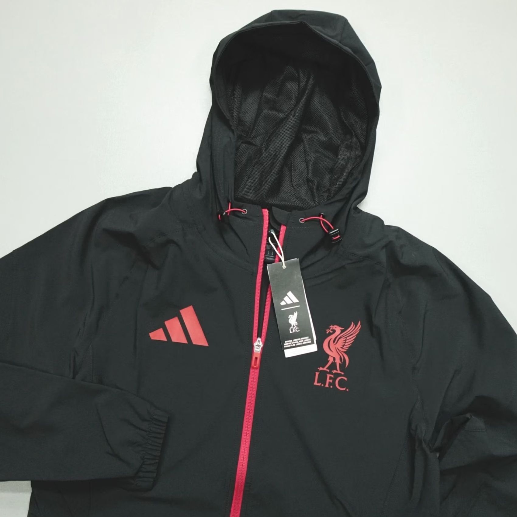Adidas Adidas Liverpool Tiro 25 Competition Vis Tech Travel Jacket S Black Mens Jacket Size US S / EU 44-46 / 1 - 2 Thumbnail
