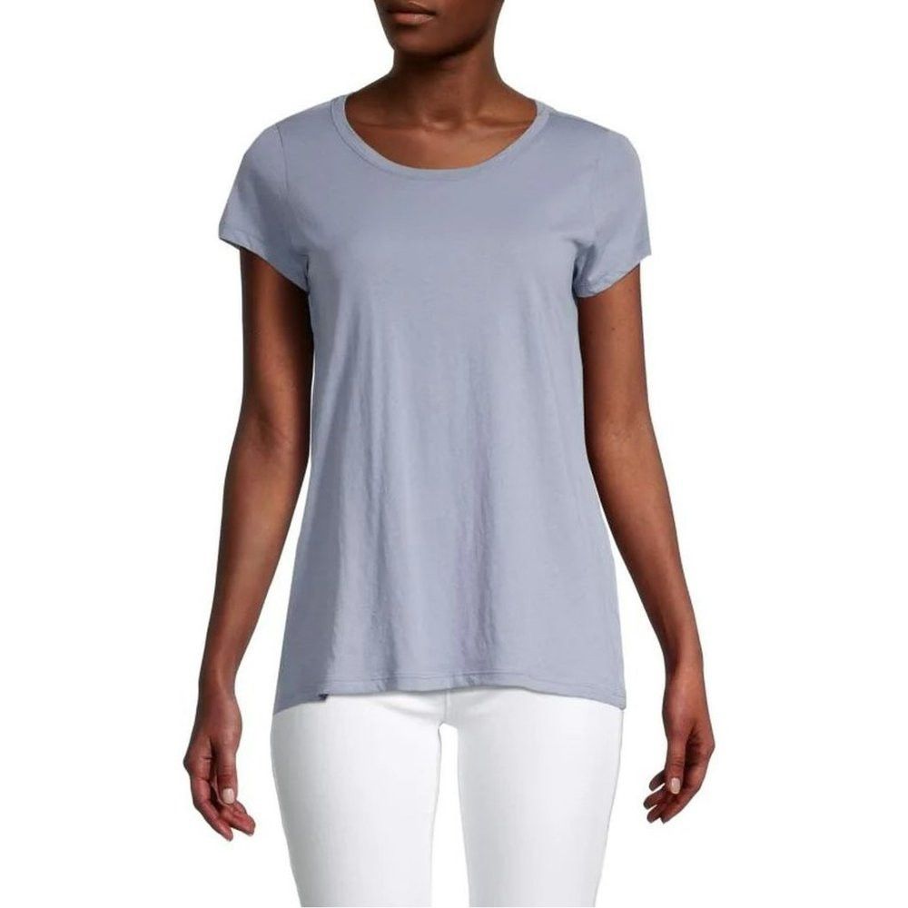 ATM Anthony Thomas Melillo NWT New $95 ATM Vintage Jersey Crewneck Blue Grey Tee Size Size S / US 4 / IT 40 - 1 Thumbnail