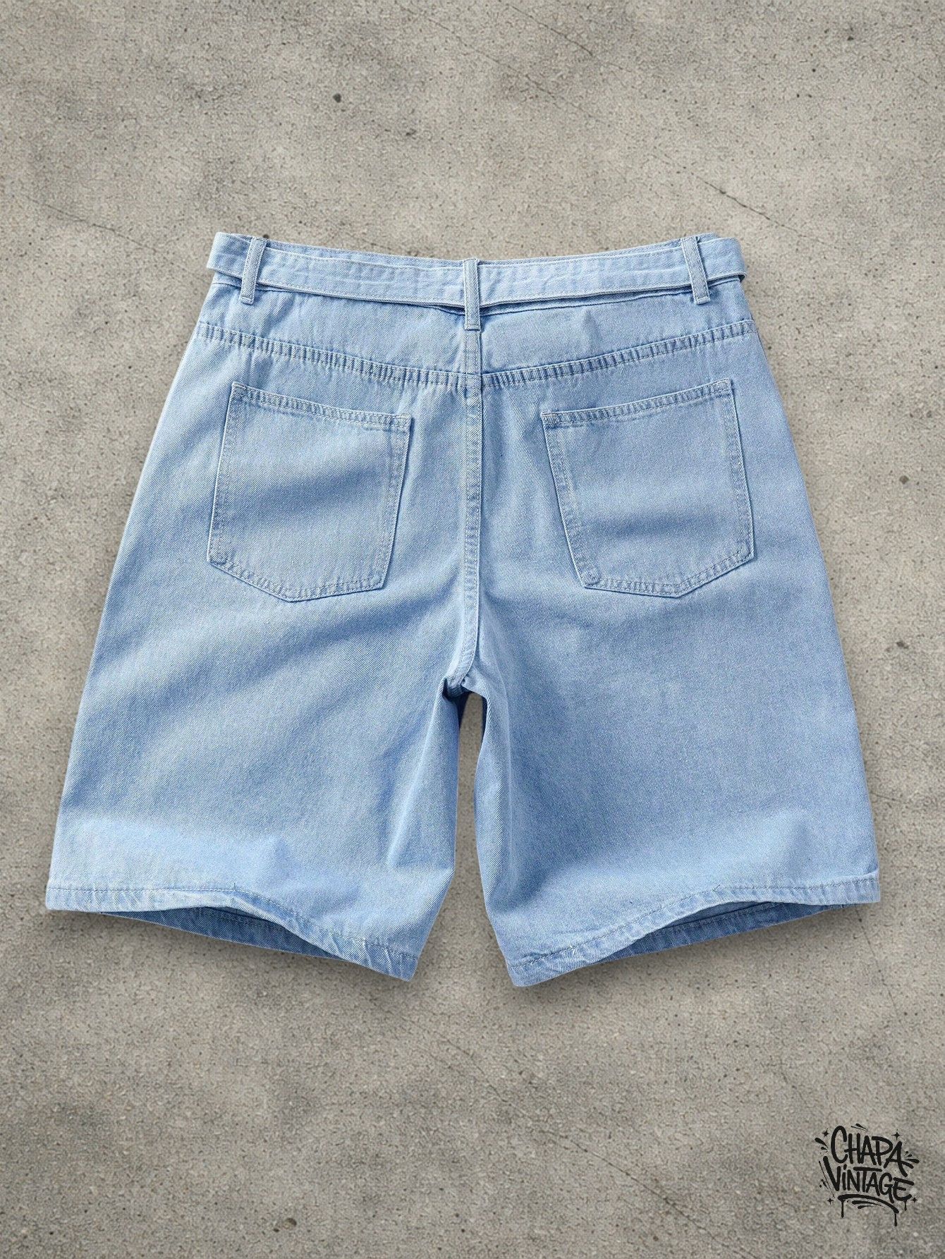 Japanese Brand Baby blue jeans shorts Size US 32 / EU 48 - 2 Thumbnail