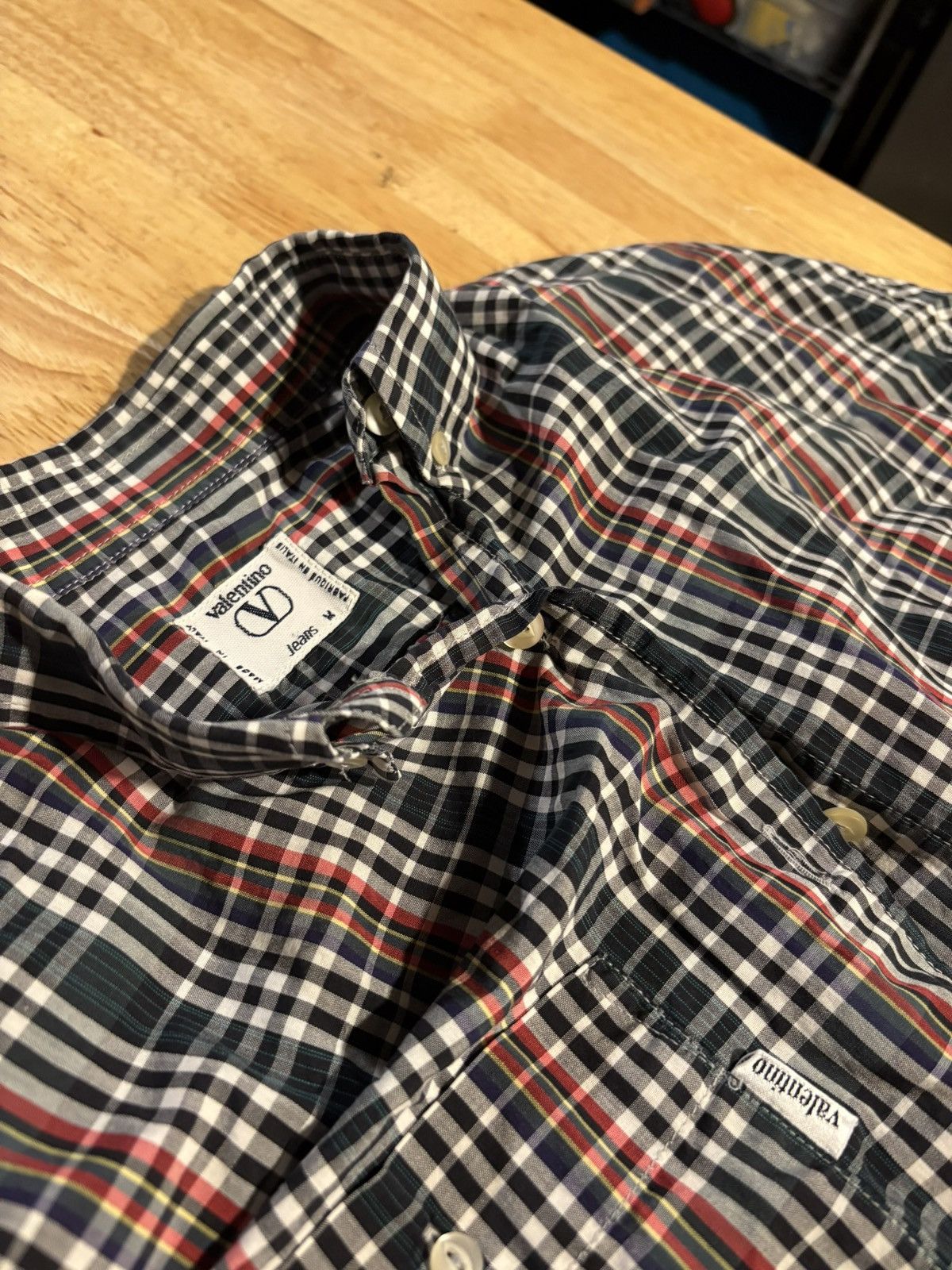 Valentino Vintage Valentino Button Up Shirt Size US M / EU 48-50 / 2 - 3 Thumbnail