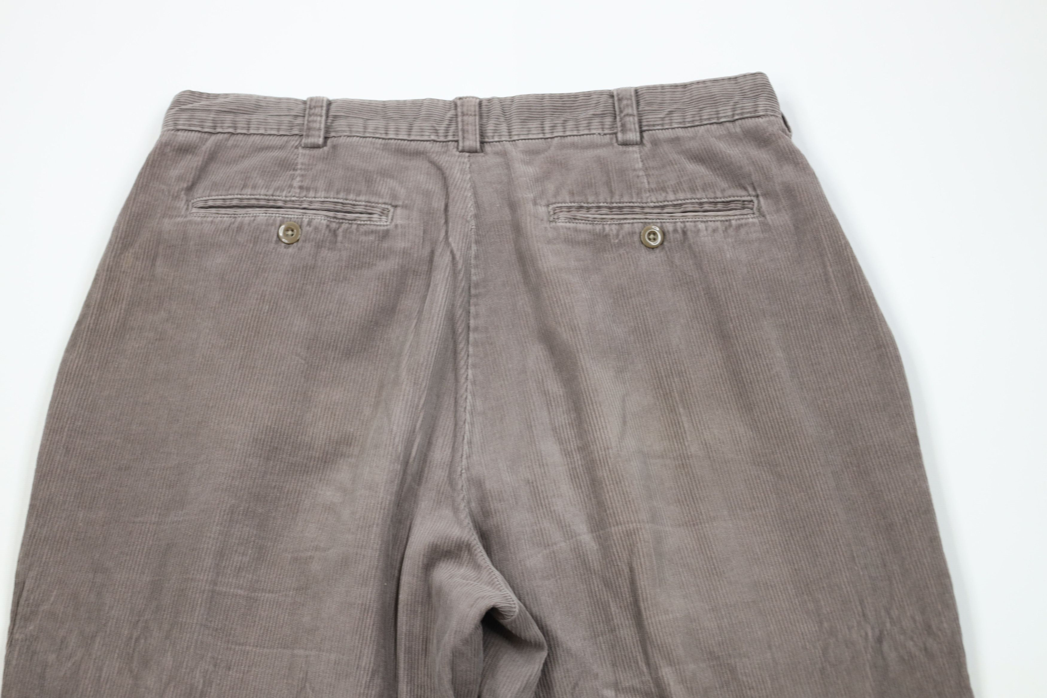 Vintage Vintage 90s Streetwear Cuffed Wide Leg Corduroy Chino Pants Size US 34 / EU 50 - 11 Thumbnail