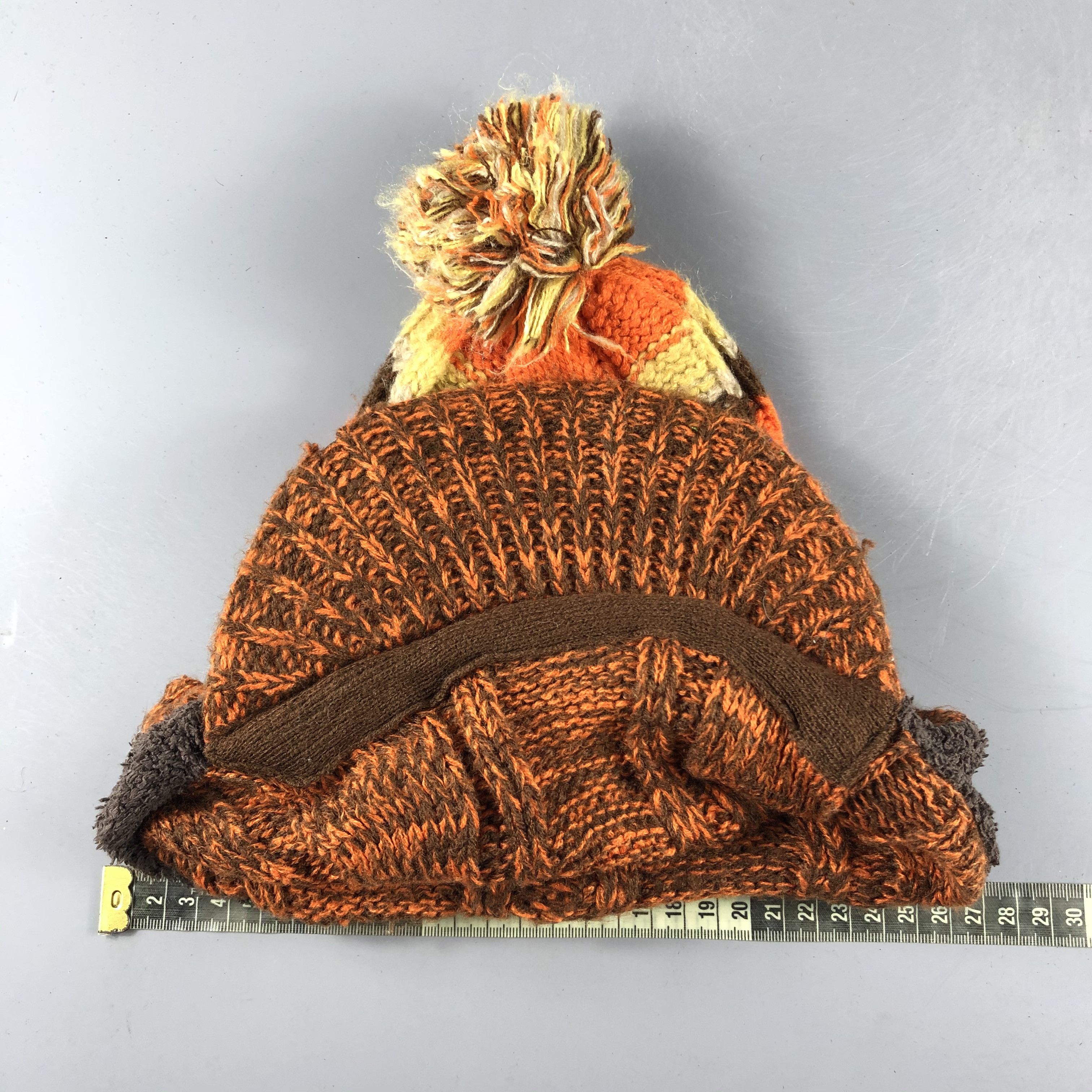 Vintage Outdoor Stripe Visor Beanie Snow Hat Snow Cap -D620 Size ONE SIZE - 3 Thumbnail