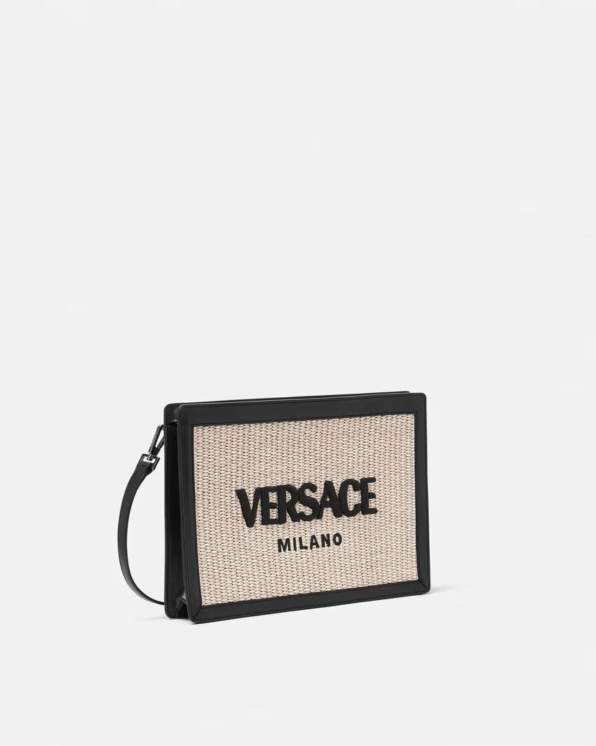 Versace o1s22i1n0125 Size: OS / Raffia Pouch in Beige Size ONE SIZE - 2 Thumbnail