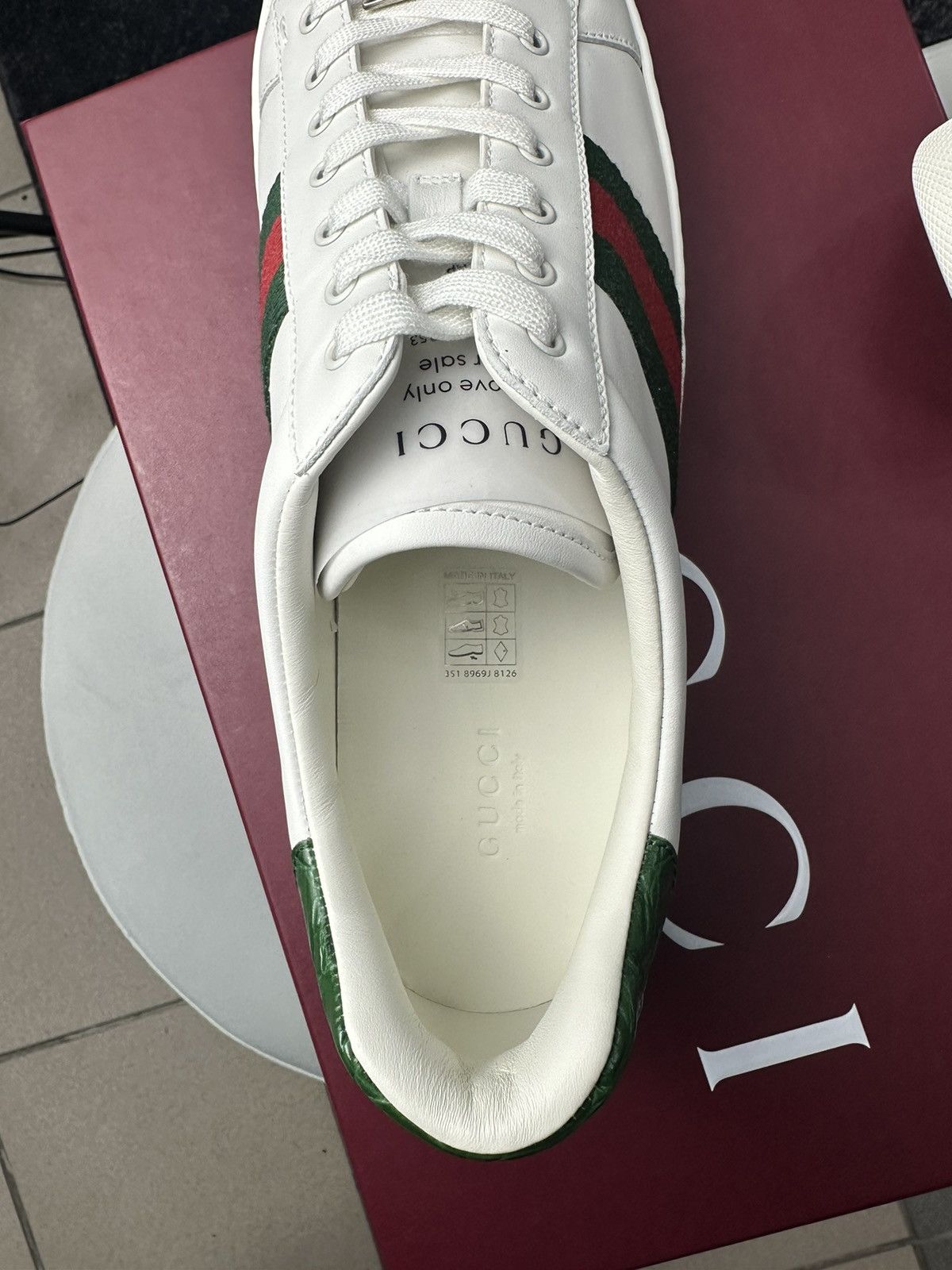 Gucci Gucci ACE Sneakers High Sole White Color Size 41 NEW Size US 8 / EU 41 - 9 Thumbnail