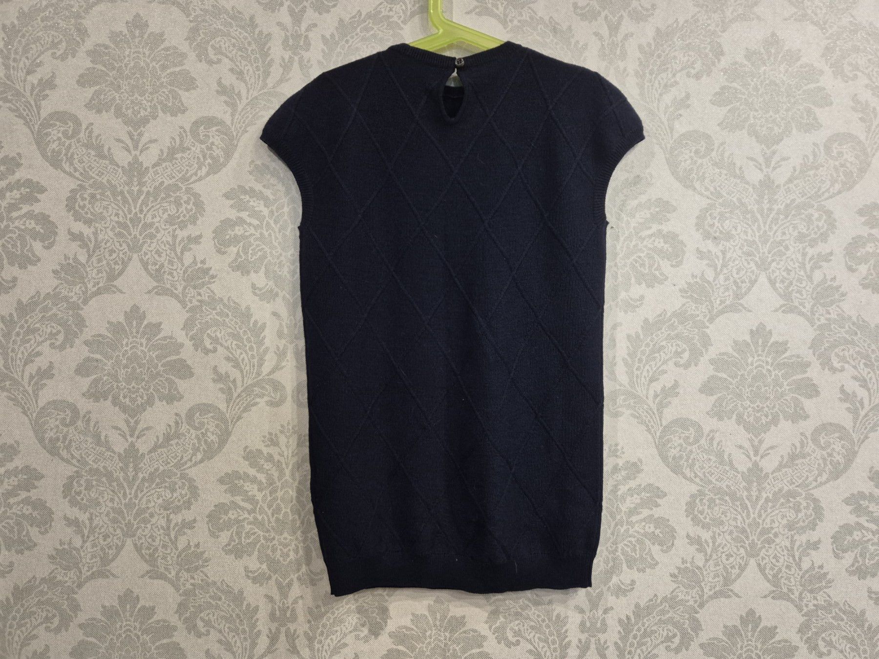 Dsquared2 Dsquared2 Sleeveless merino wool top navy Size XS / US 0-2 / IT 36-38 - 2 Thumbnail