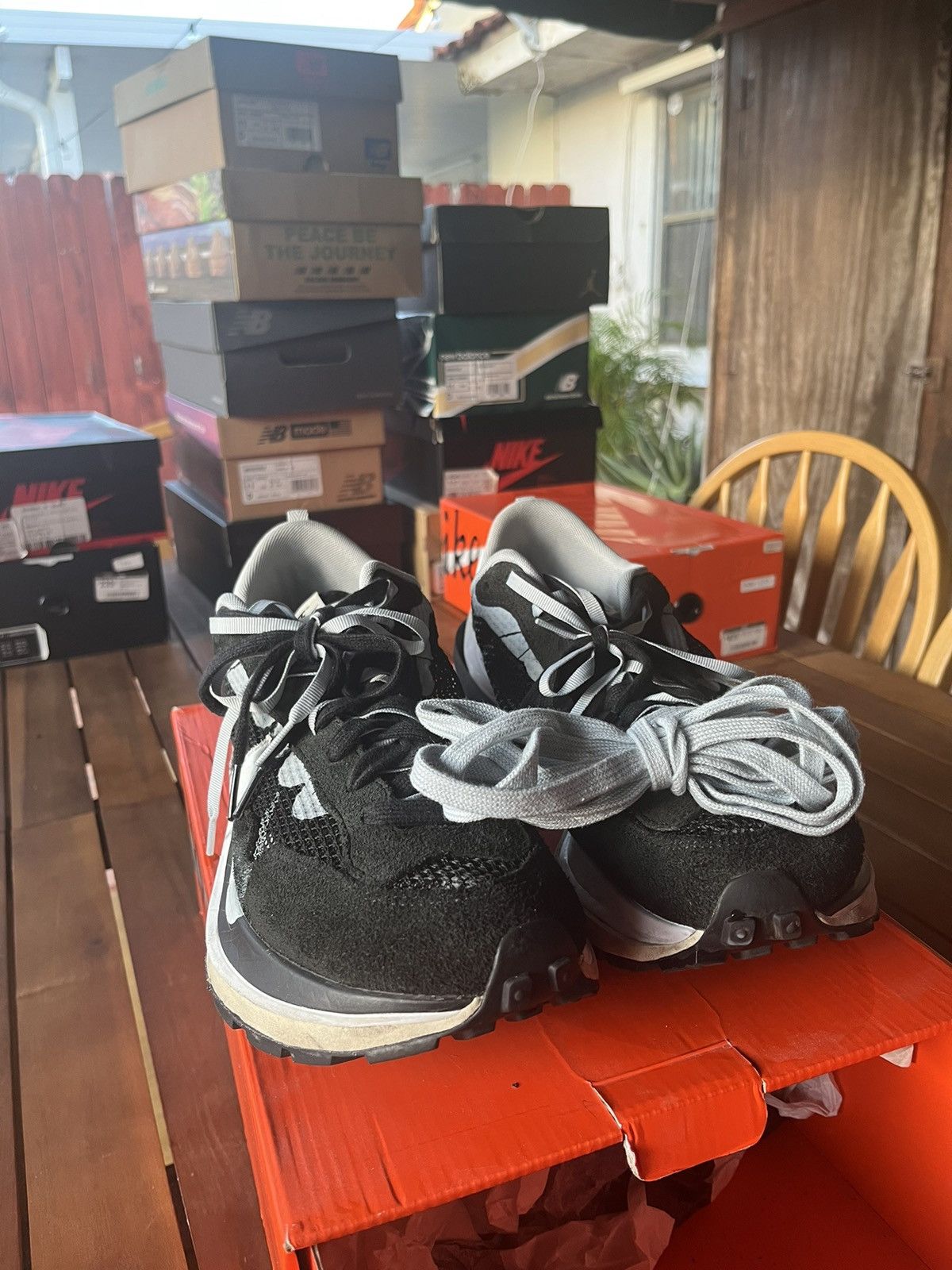 Nike × Sacai Sacai X Nike Vaporwaffle Size US 12 / EU 45 - 7 Thumbnail