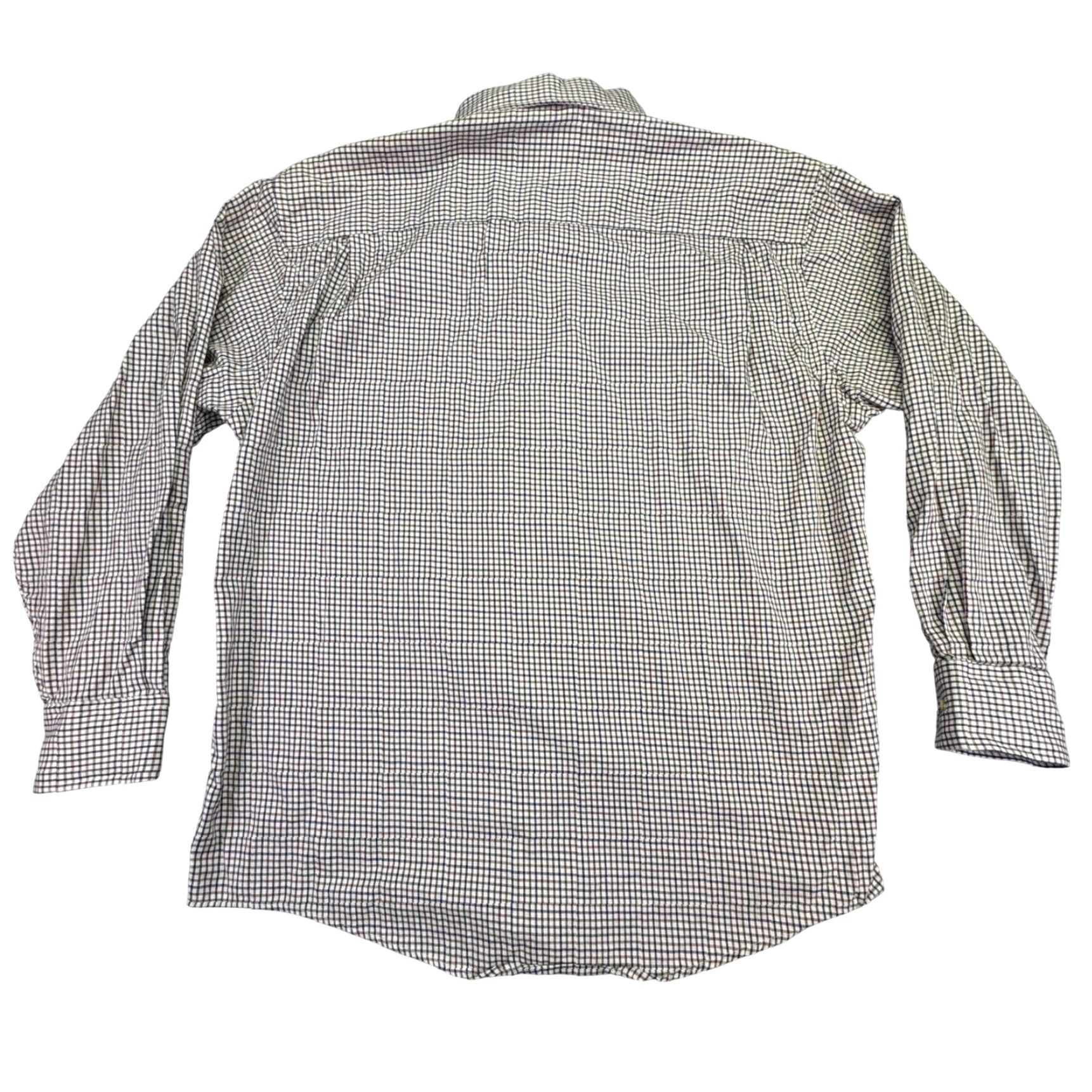 Vintage VINTAGE Fridays Cluett Button-Down Shirt Mens 16-34/35 Classic Fit Brown Plaid Casual Workwear Dress Shirt Menswear 100% Cotton Size US L / EU 52-54 / 3 - 4 Thumbnail