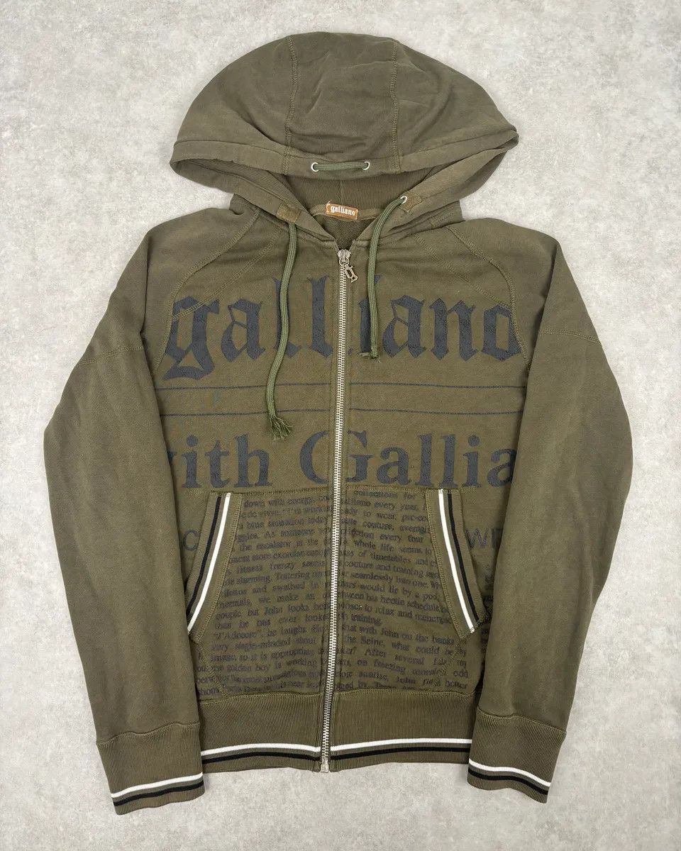 John Galliano Full zip clown hoodie archival | Grailed