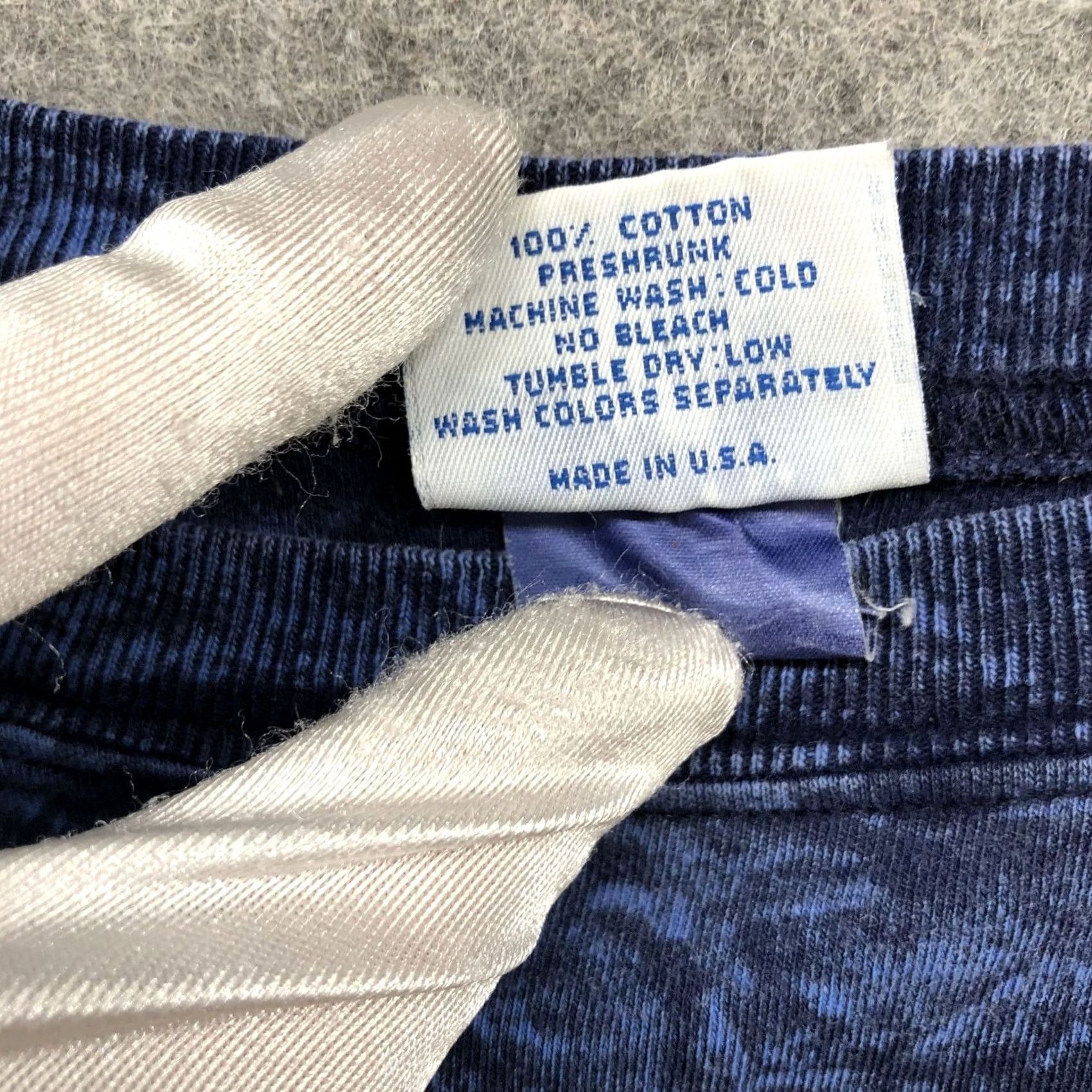 Vintage VINTAGE City Lights Oversized Sweatshirt One Size Mens Womens Blue Stone Wash Sweatshirt Pullover Crew Neck Fleece 100% Cotton Size ONE SIZE - 7 Thumbnail