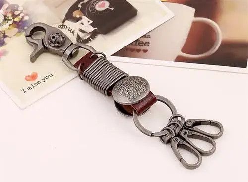 Other Genuine Leather Alloy Keychains Size ONE SIZE - 2 Thumbnail