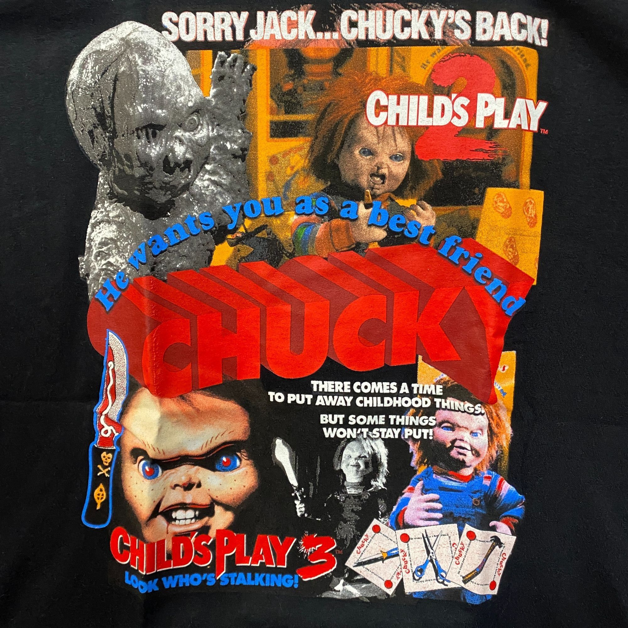 Ripple Junction Chucky Child's Play 3 Chuckys Back Horror Movie T-Shirt XL Size US XL / EU 56 / 4 - 2 Thumbnail