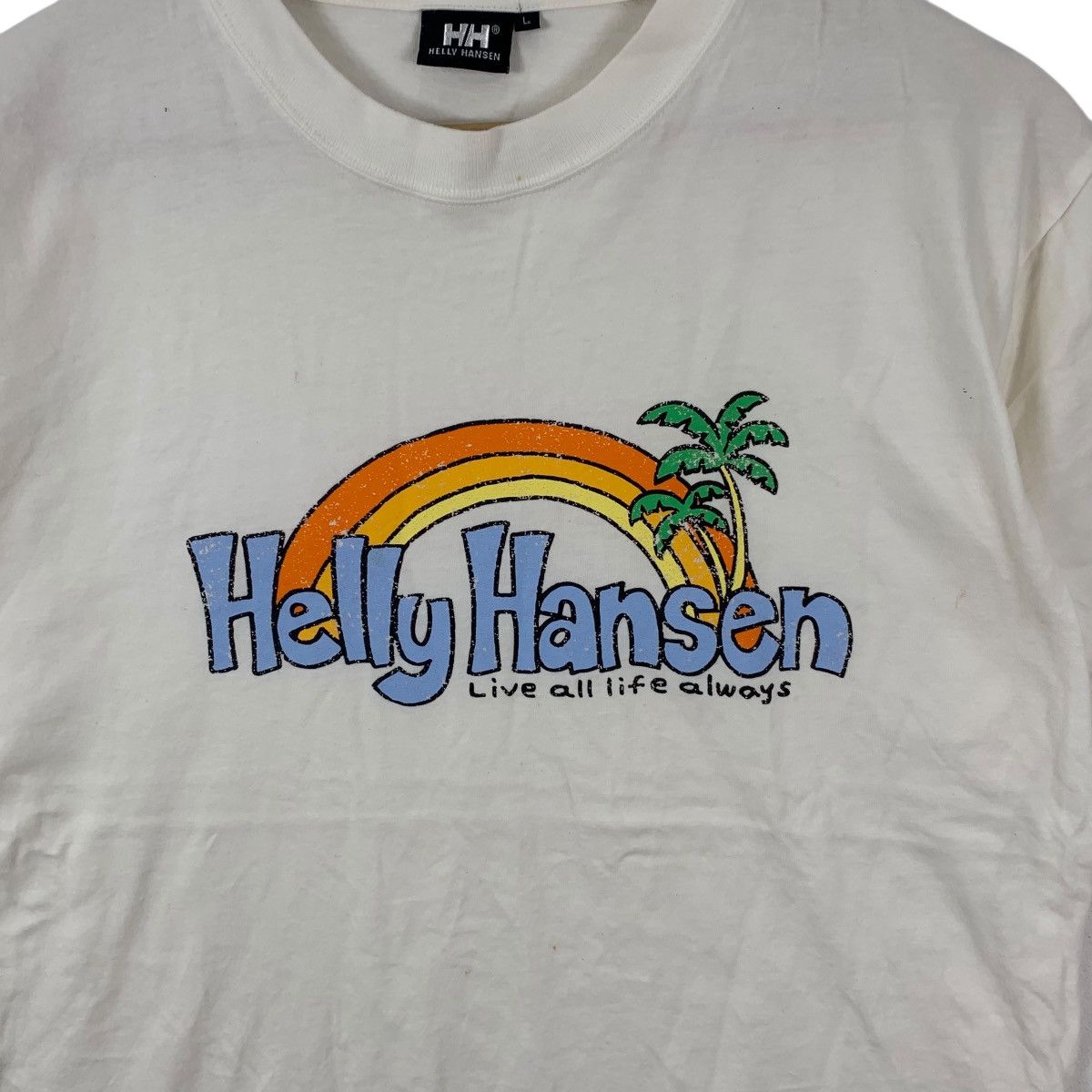 Helly Hansen HELLY HANSEN HAWAII Beach Summer Vacation Live Tee Shirt Size L / US 10 / IT 46 - 5 Thumbnail