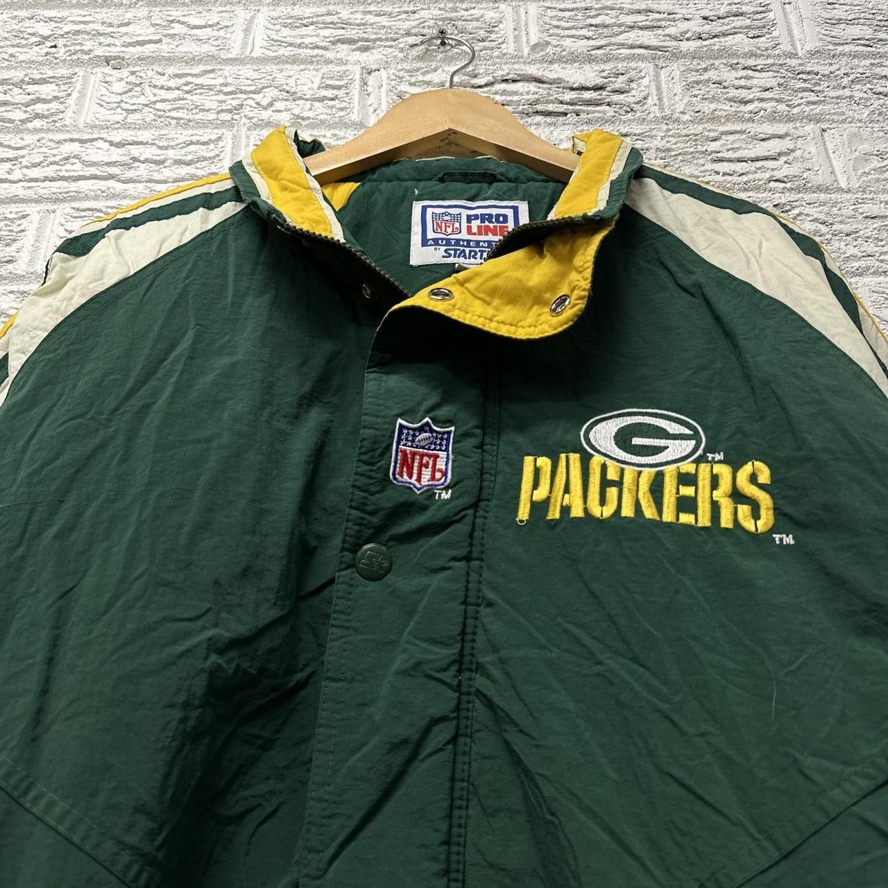 Starter × Vintage Vintage 90’s Green Bay Packers Starter Jacket Large Size US L / EU 52-54 / 3 - 1 Thumbnail
