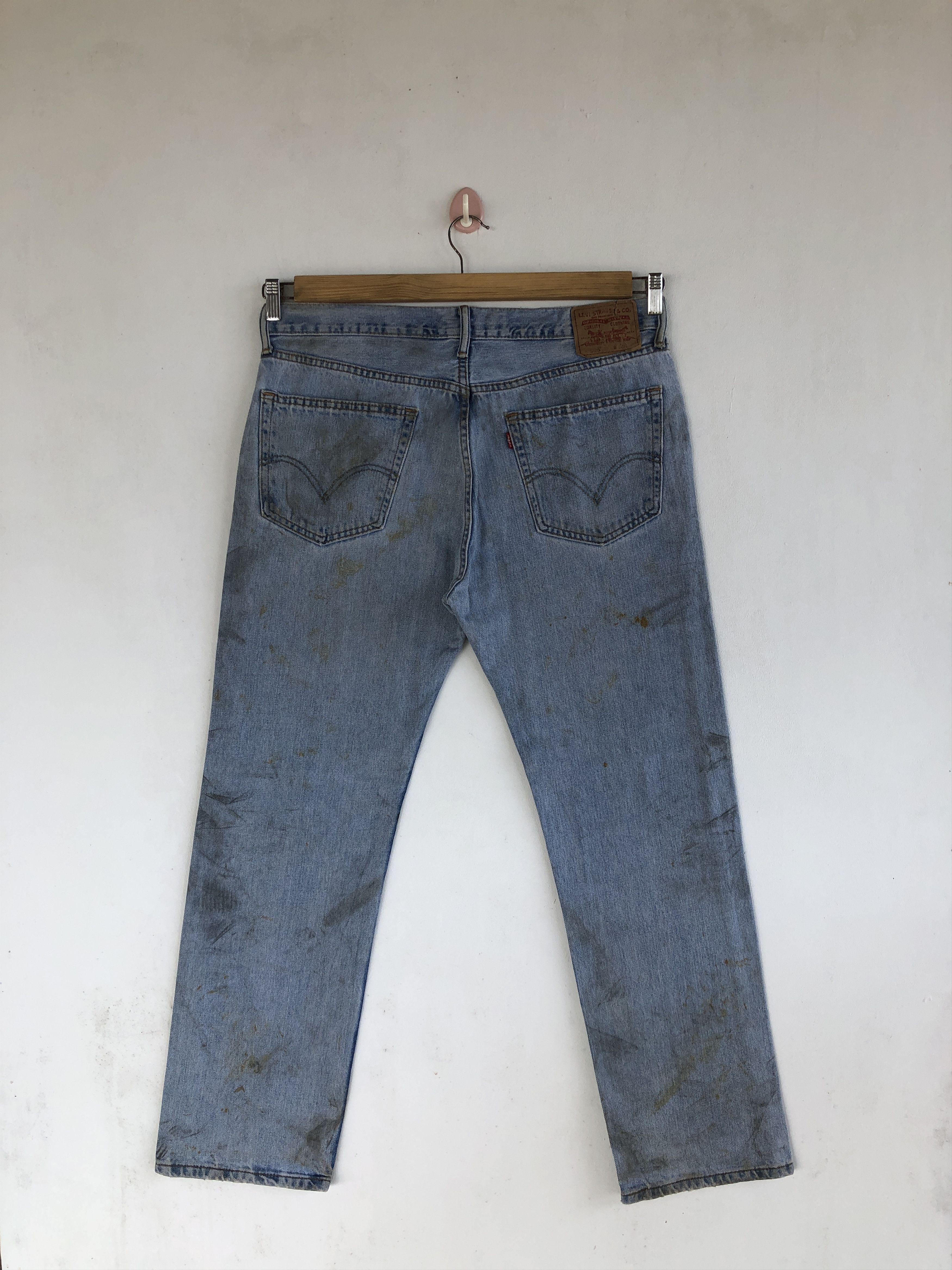 Levi's × Vintage Vintage Levis Jeans Levi's 505 Dirty Faded Blue Denim Size US 36 / EU 52 - 2 Thumbnail