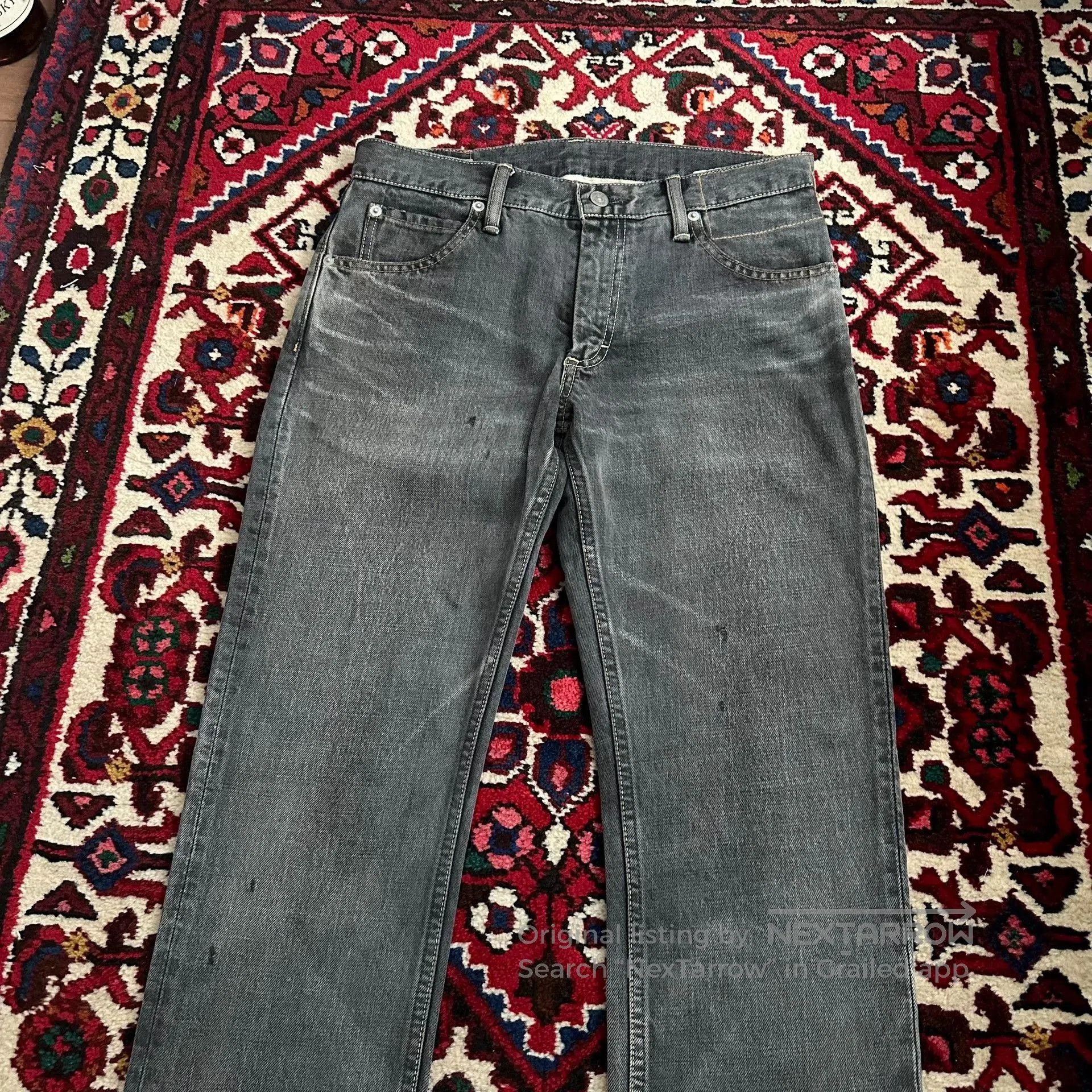 Visvim visvim 14aw 09d5 Black Washed Jeans W32L30. Size US 32 / EU 48 - 4 Thumbnail