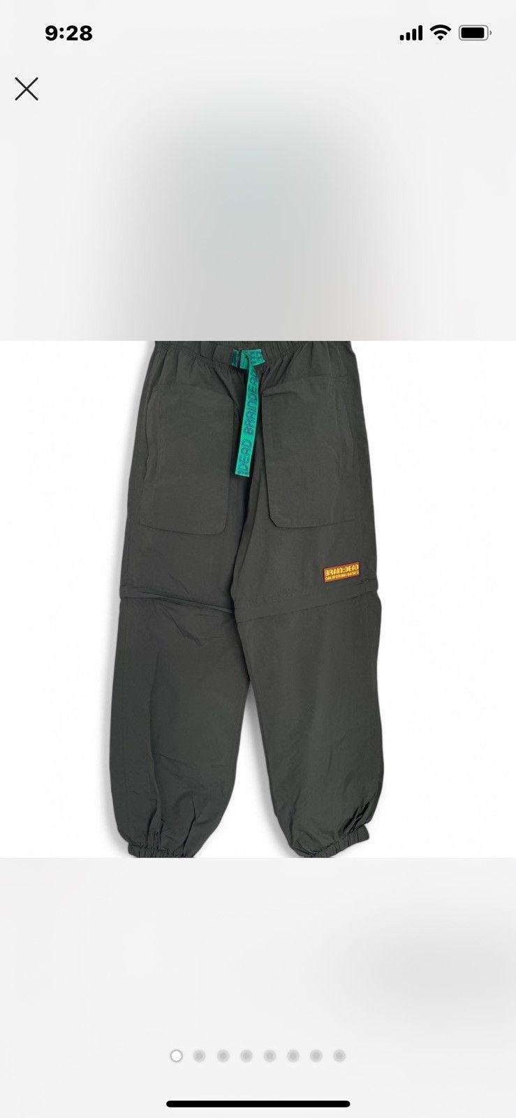 Brain Dead Brain Dead Taslan Pants Size 25" / US 0 / IT 36 - 1 Thumbnail