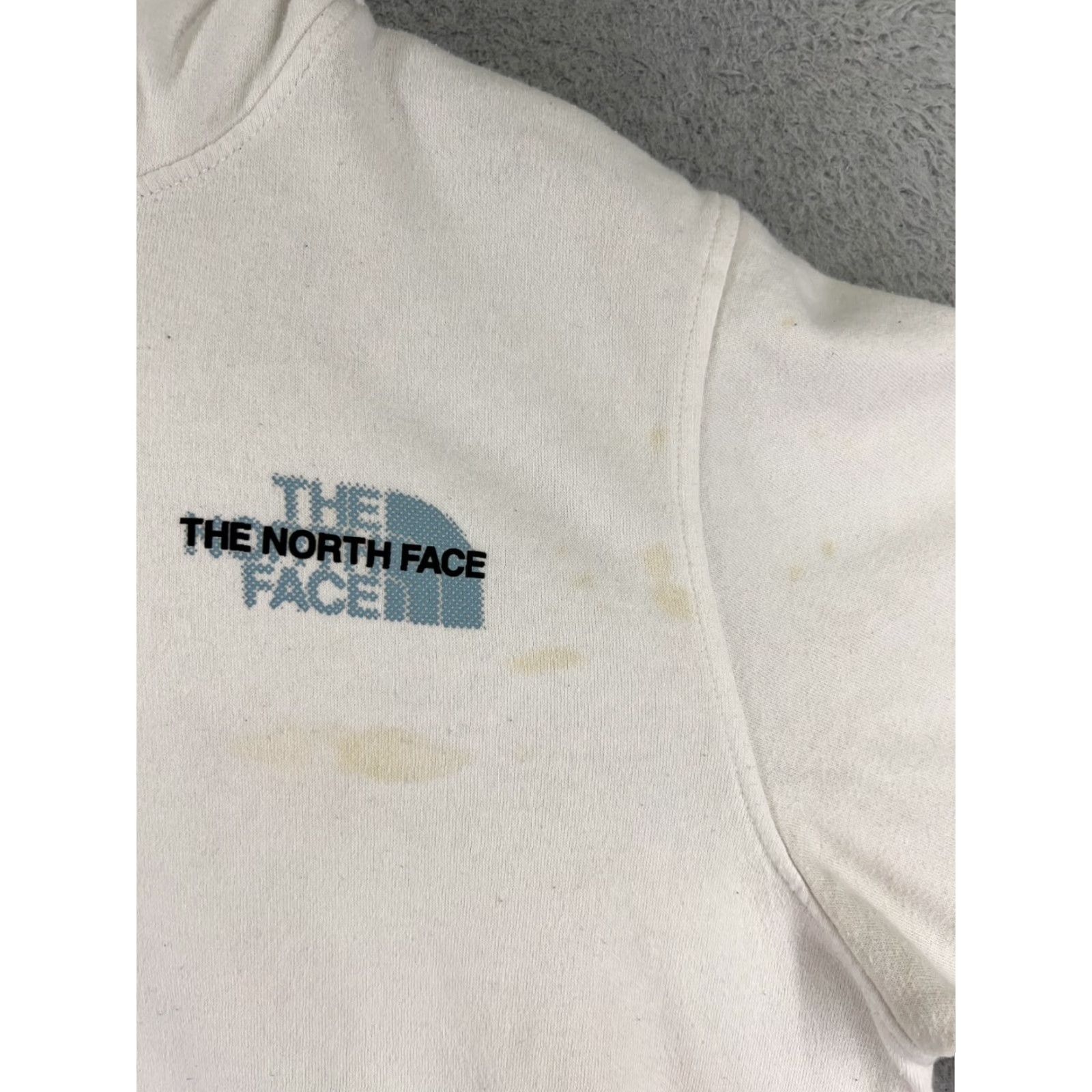 The North Face VINTAGE The North Face Hoodie Mens Pullover Shirt Regular White Cotton Blend Pocket Adult Medium White Logo 90s? Size US M / EU 48-50 / 2 - 7 Thumbnail